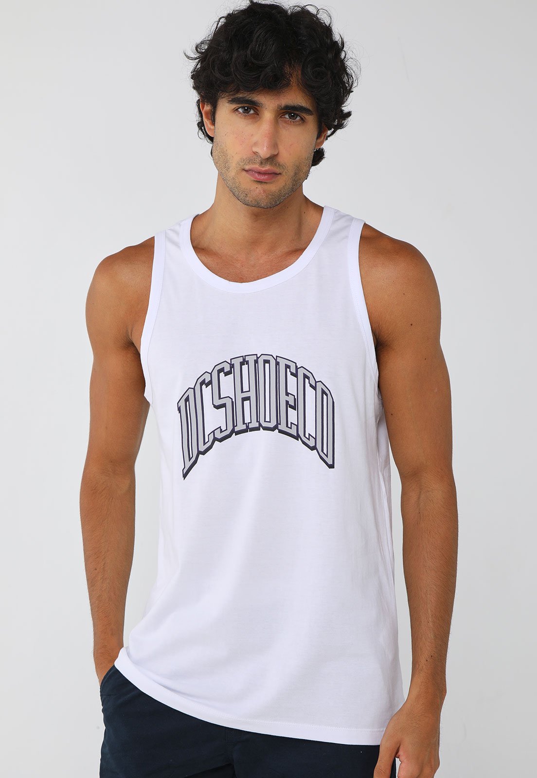 Regata Masculina DC Shoes Team Branca