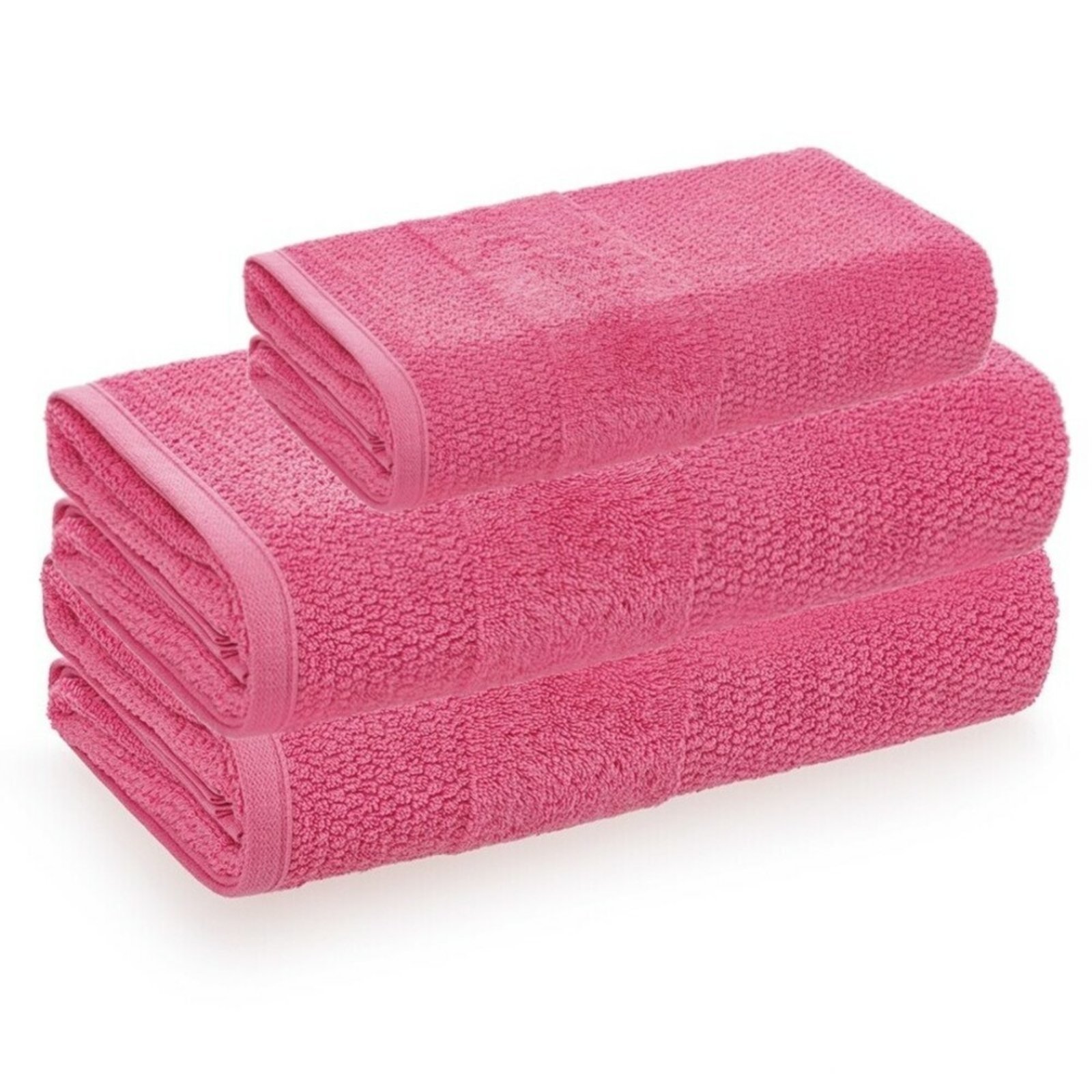 Jogo Toalha Banho 3 Peças Karsten Atuale Rosa