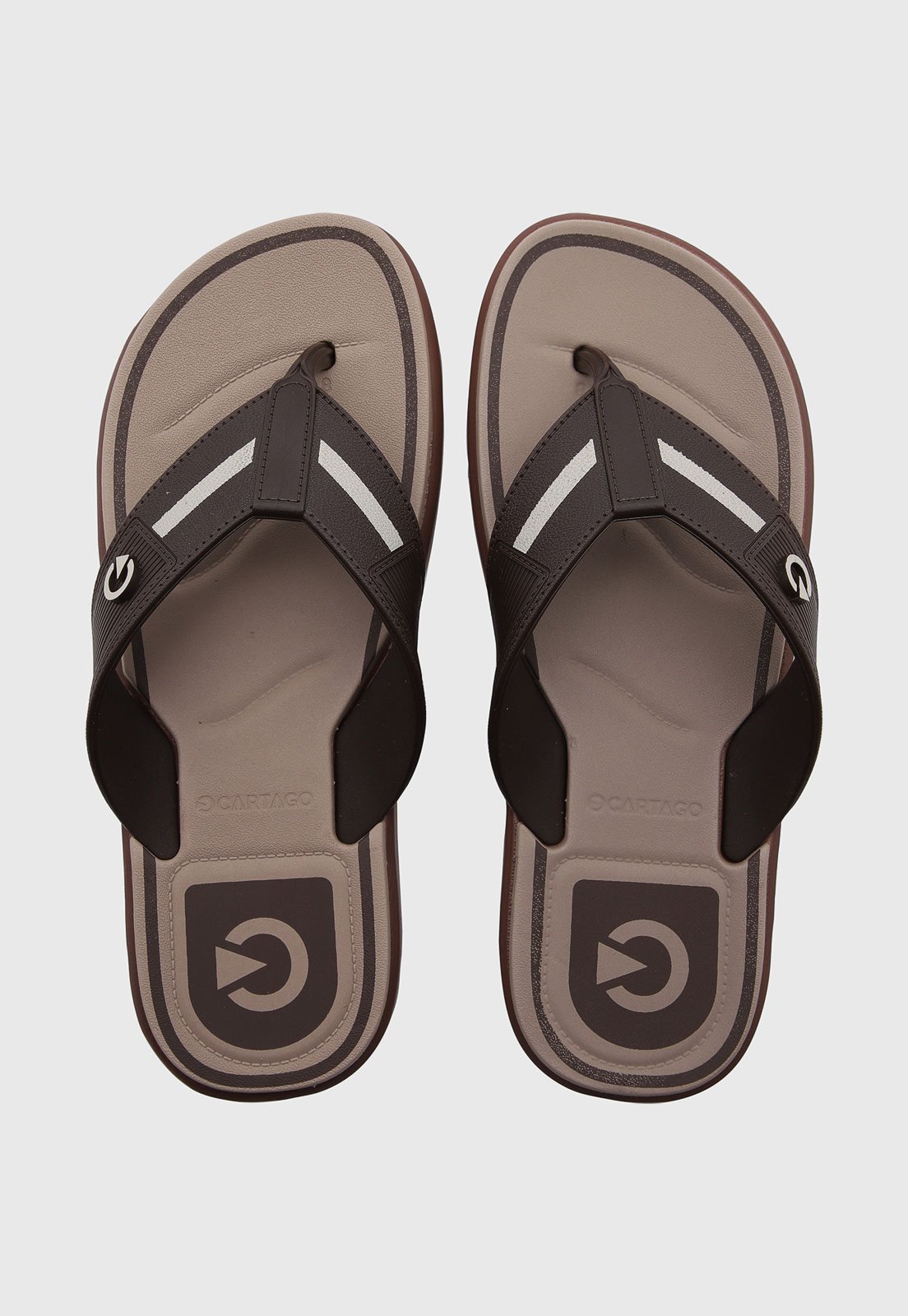 Chinelo Masculino Cartago Belgrado Marrom