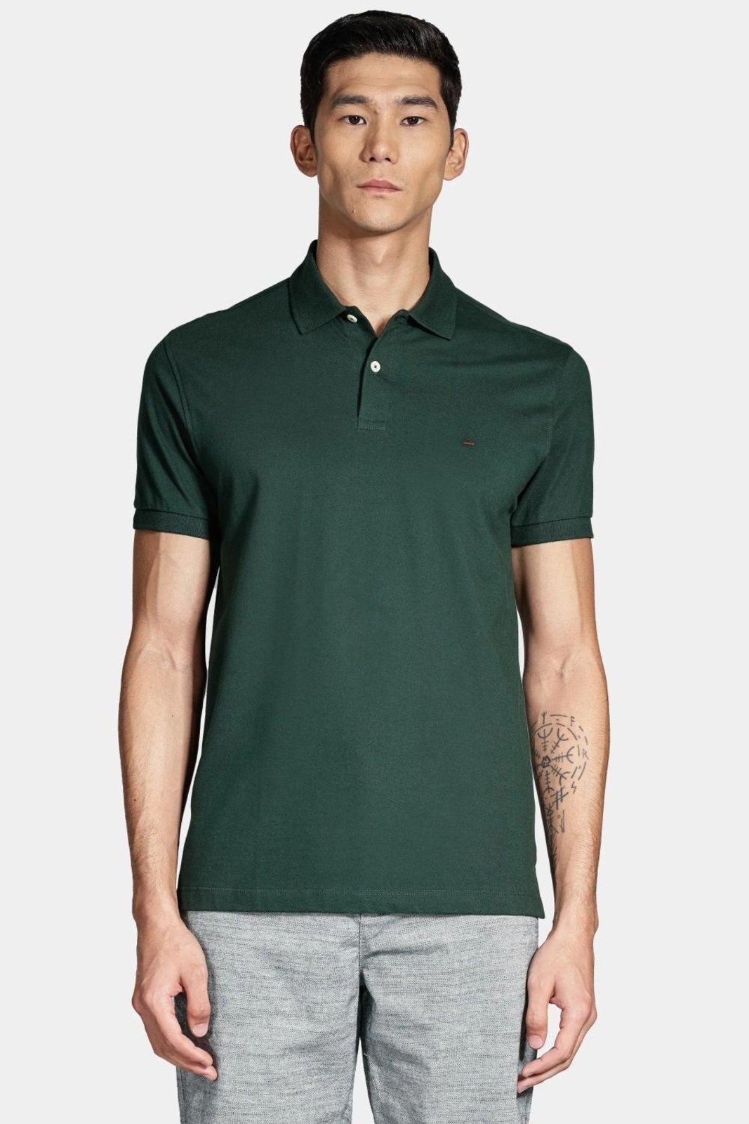 Polo Básica Piquet Verde Floresta