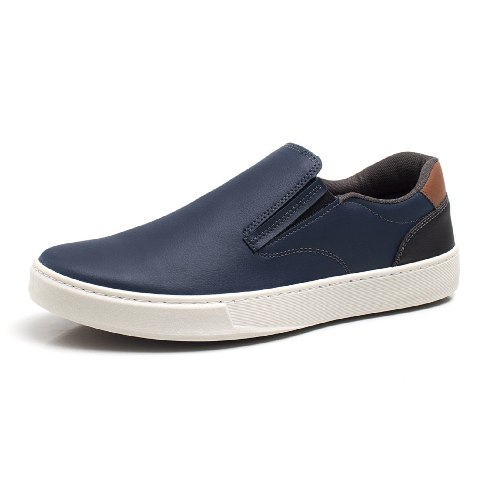 Sapato Casual Masculino Sapatenis Slip On Marinho