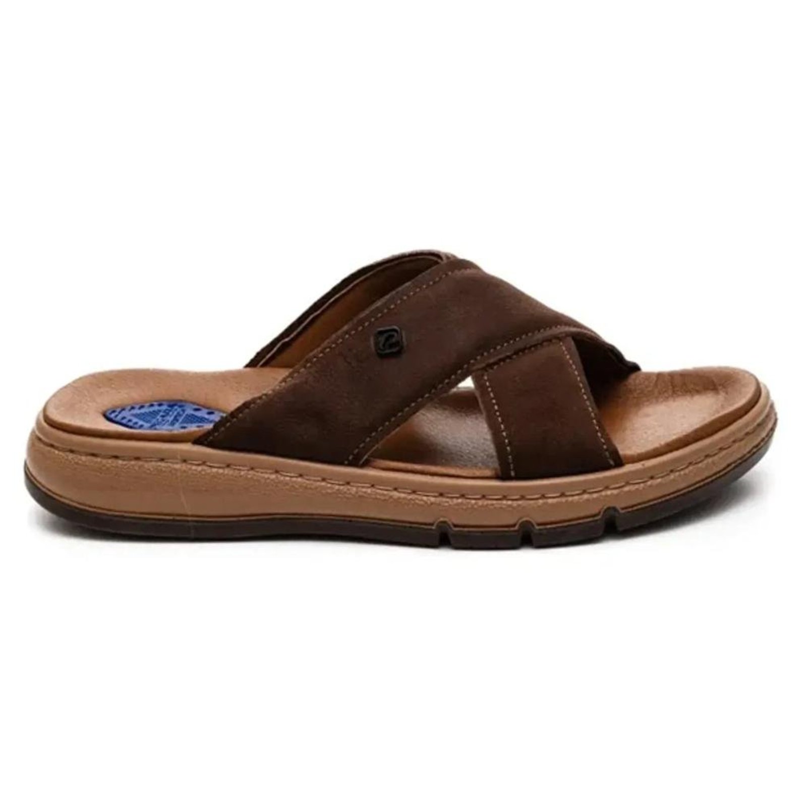 Chinelo Pegada Slide Dubai Masculino Marrom