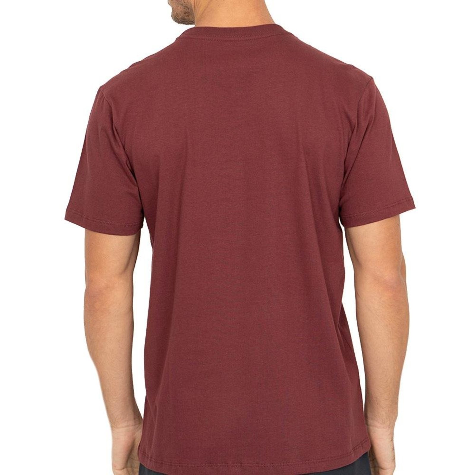 Camiseta Quiksilver Comp Logo WT26 Masculina Vinho