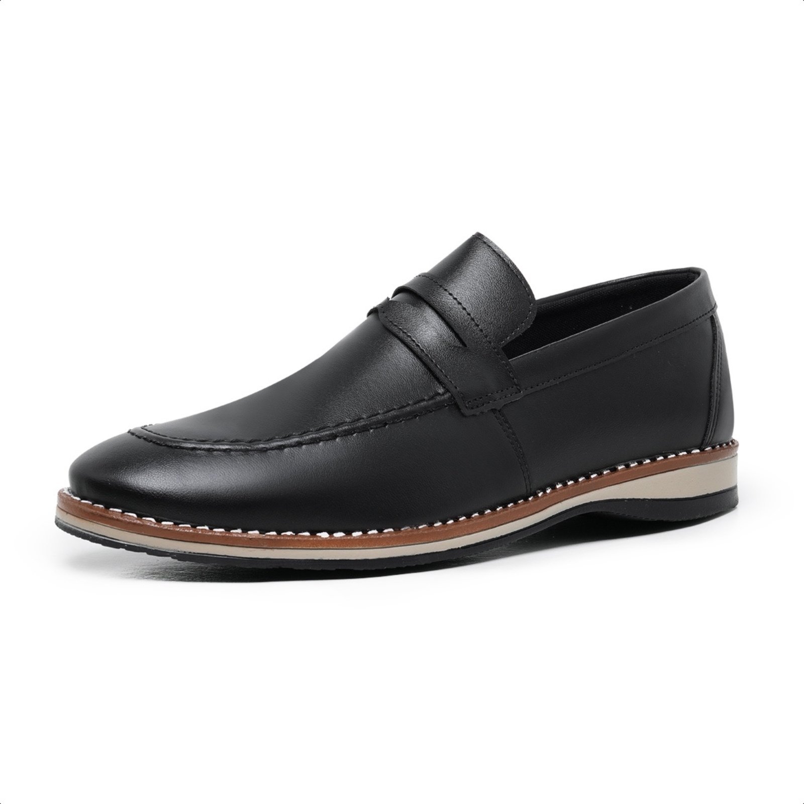 Sapato Social Mocassim Masculino Loafter Casamento Premium Preto