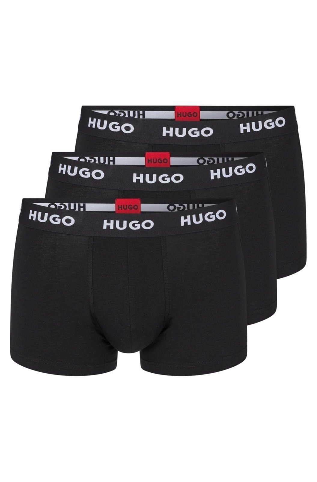 Vista 2 Conjunto 3 Cuecas Em Algodão Stretch HUGO preto HUGO preto