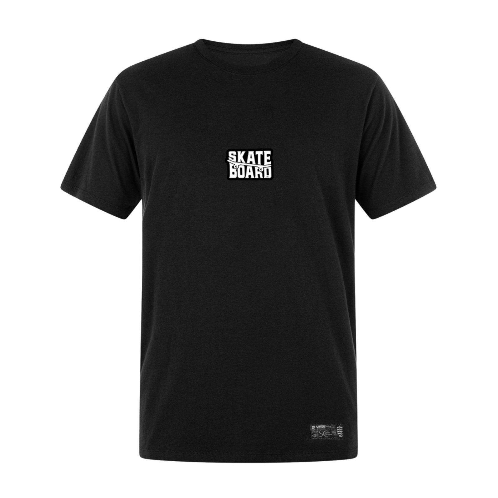 Camiseta Plus Size Masculina Skateboard Prime WSS Preto