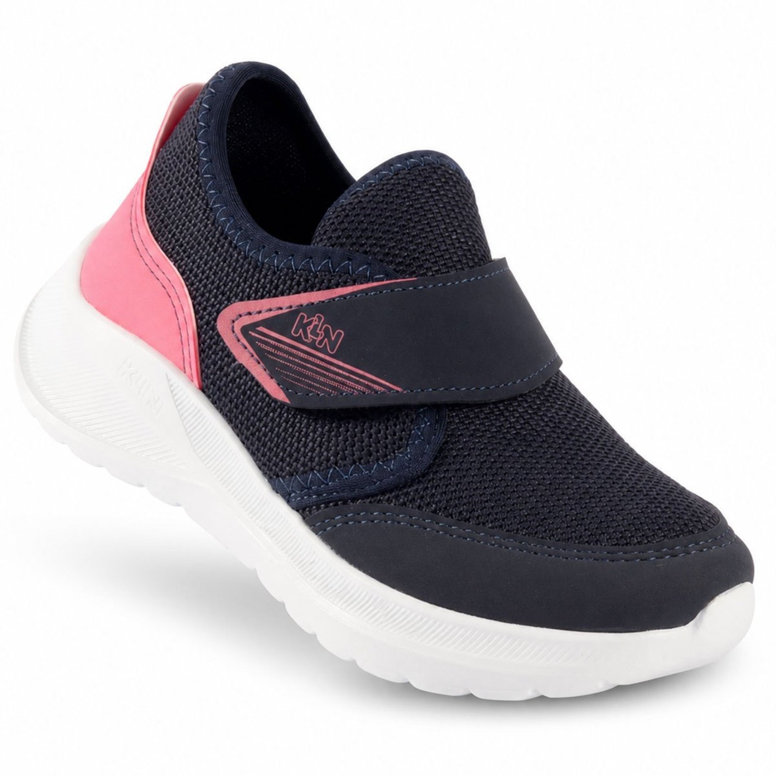 Infantil - Tênis Feminino Klin Freedom Azul Marinho e Rosa