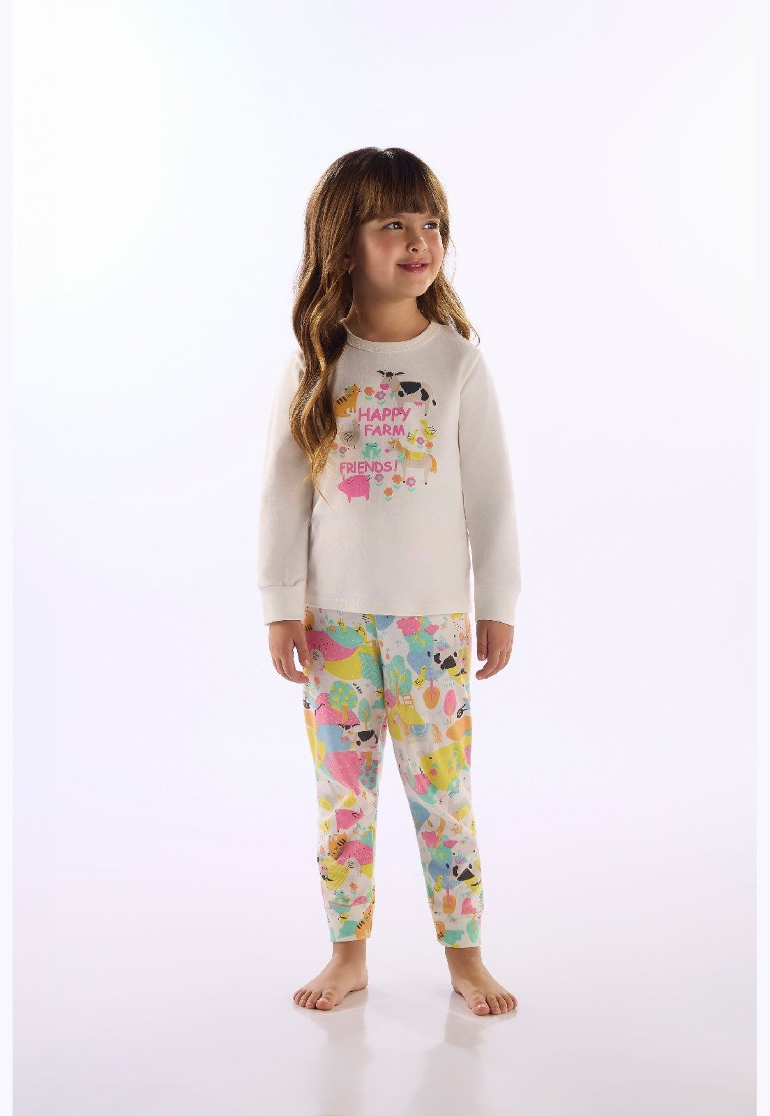 Pijama Unissex Suedine Up Baby Branco