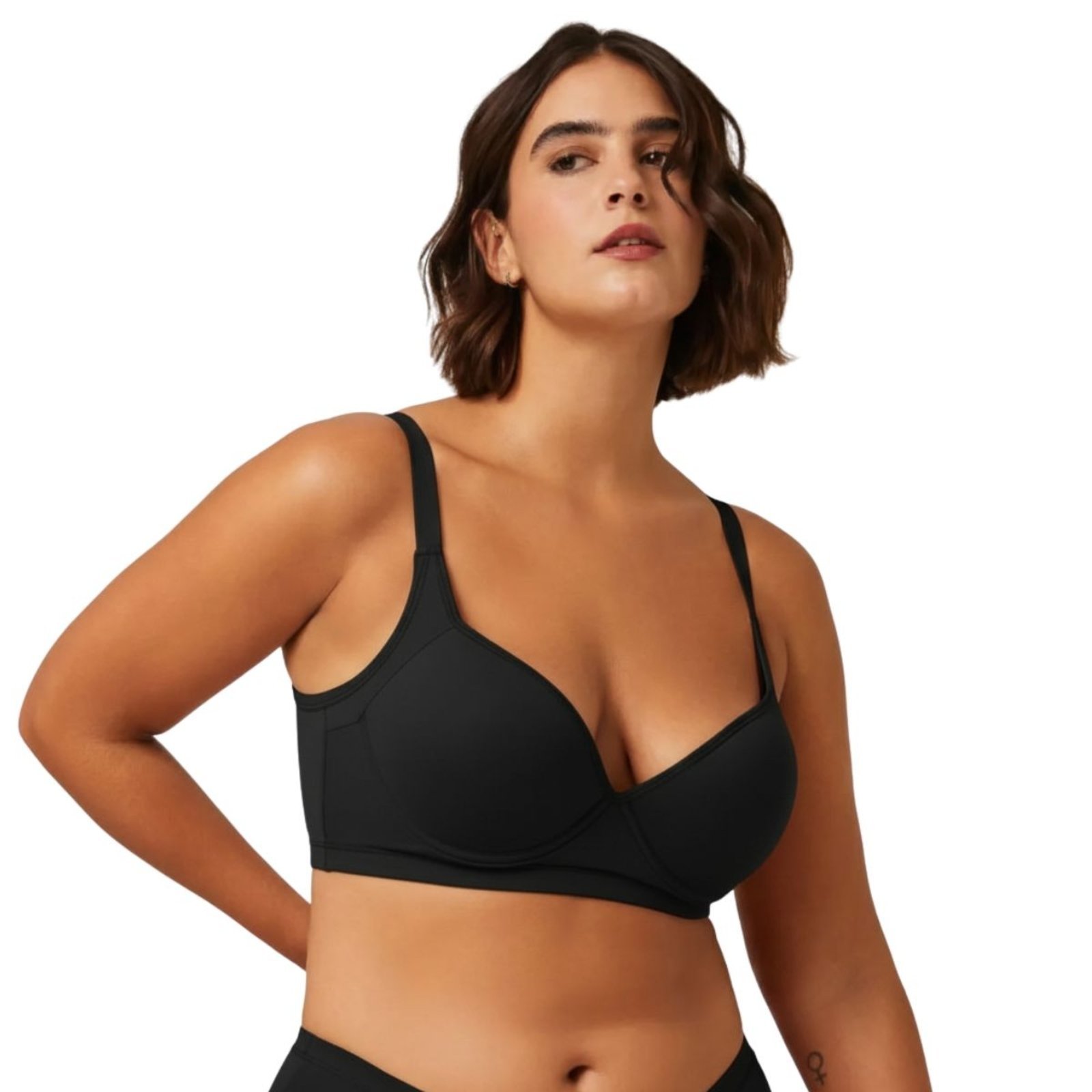 Sutiã Meia Taça Plus Size Com Bojo Liebe