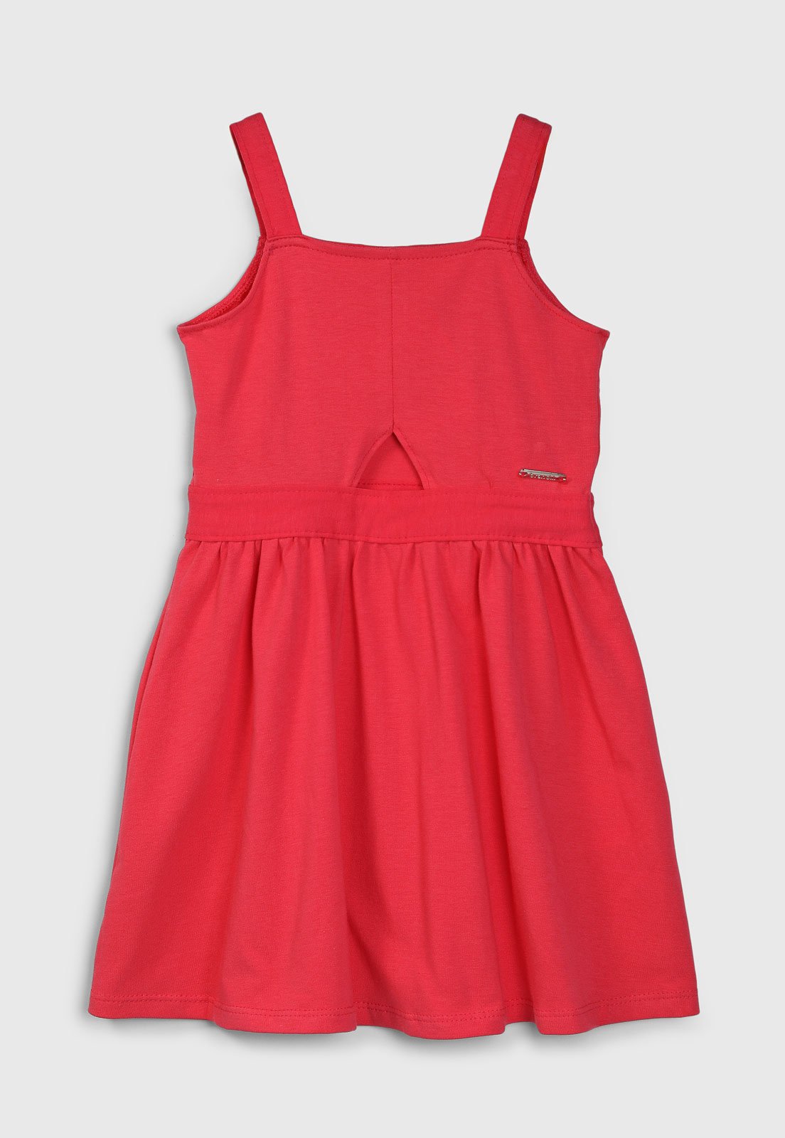 Infantil – Vestido Brandili Babado Rosa