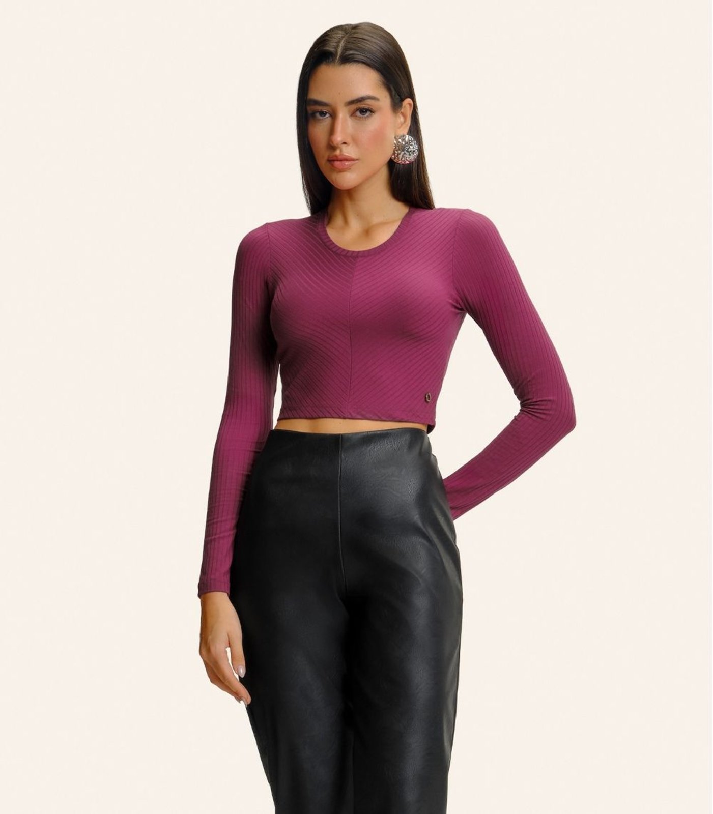 Blusa Feminina Manga Longa Endless Vermelho