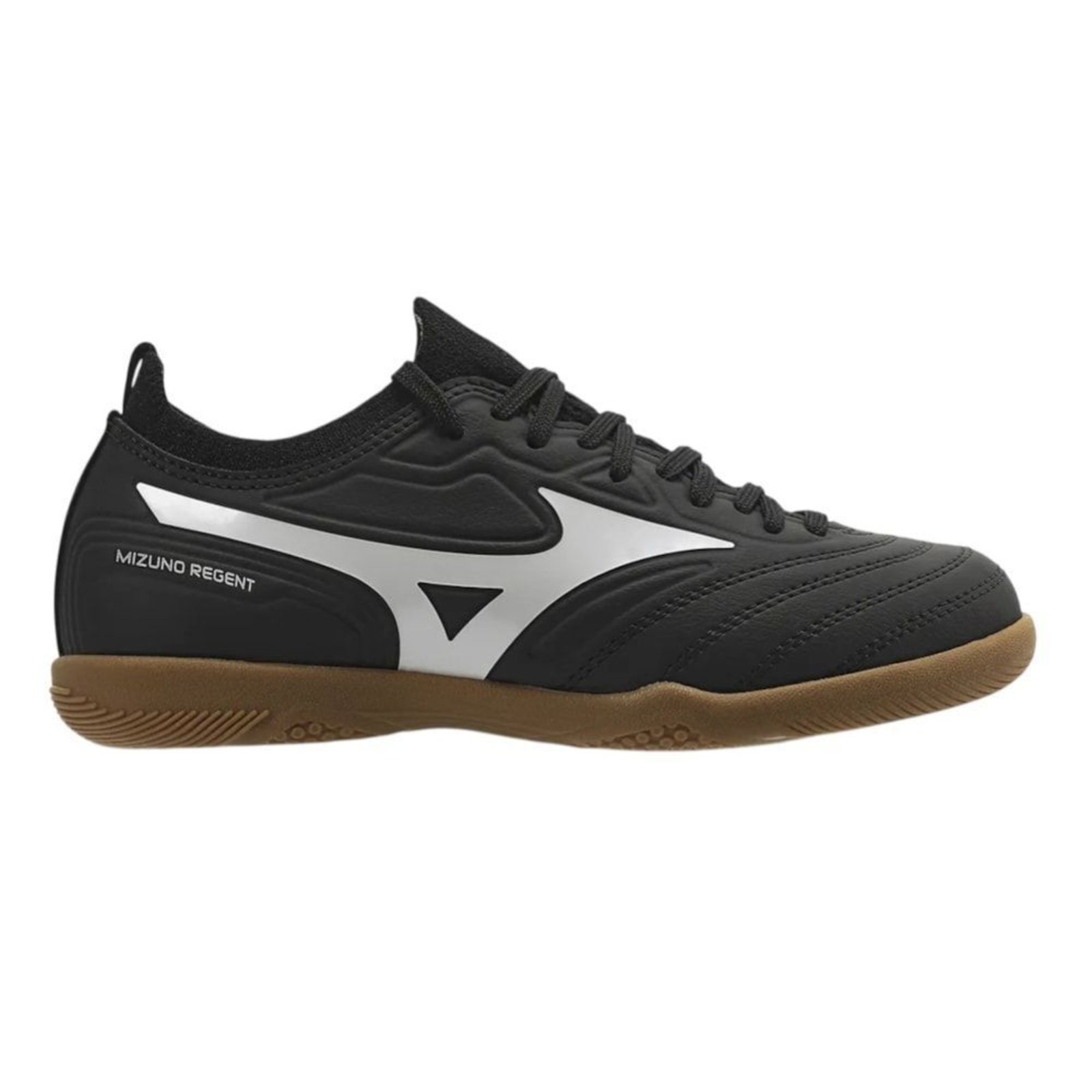 Infantil - Chuteira Futsal Mizuno Regent IN - Preto - mizuno