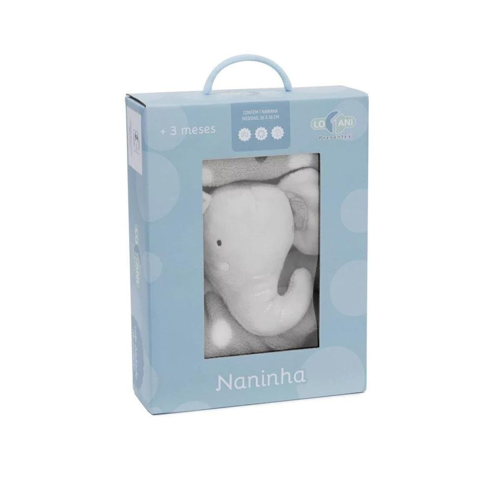 Infantil - Naninha Menino Cinza Lonaí U Azul