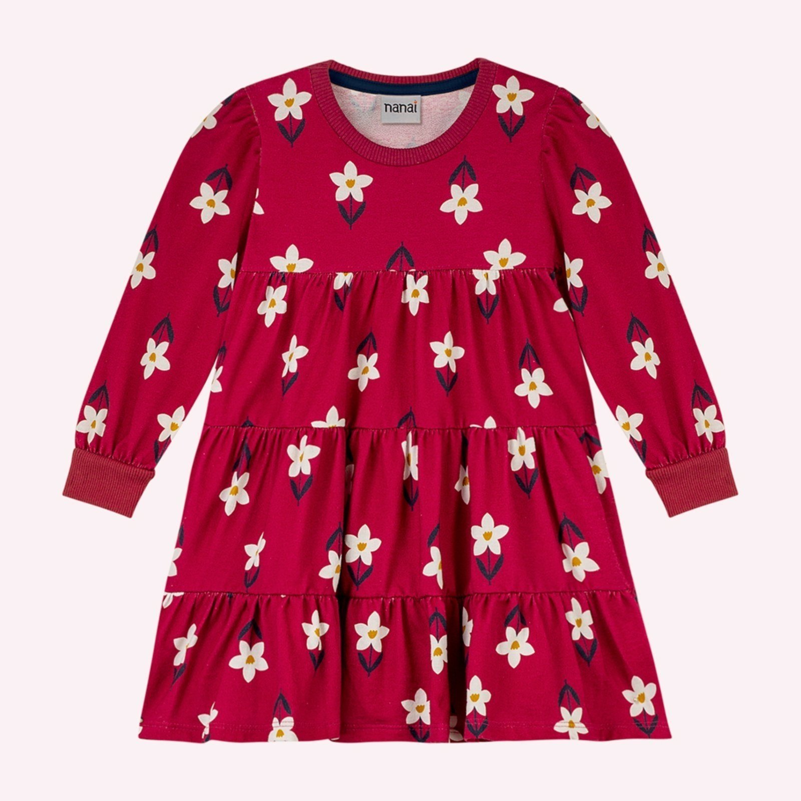 Infantil - Vestido Menina Flores Nanai