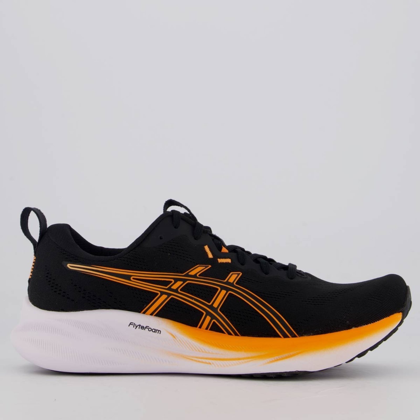 Tênis Asics Gel Pulse 16 SE Preto e Laranja