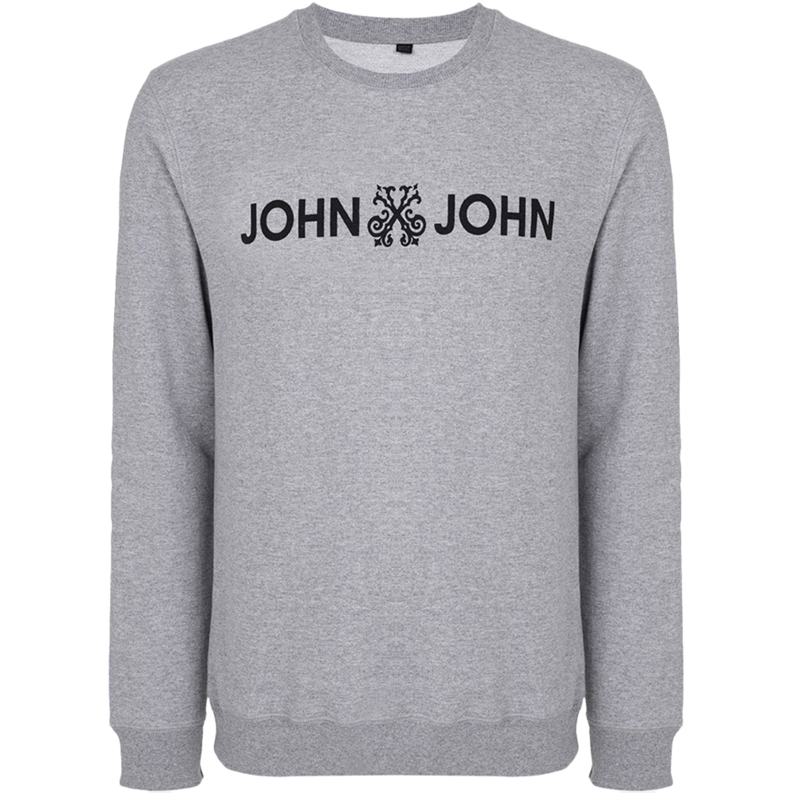 Moletom John John New Basic In24 Cinza Mescla Masculino