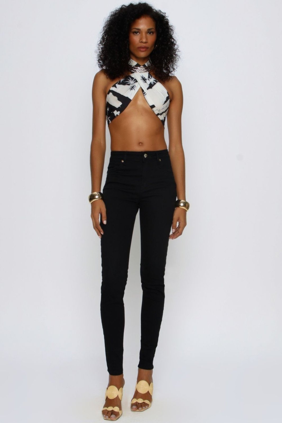 SKINNY 25 JEANS TECNOLOGIA PRETO Gatabakana