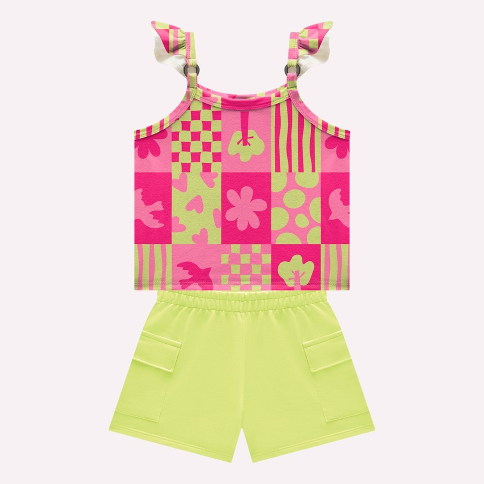 Infantil - Conjunto Menina com Bolsos Kyly