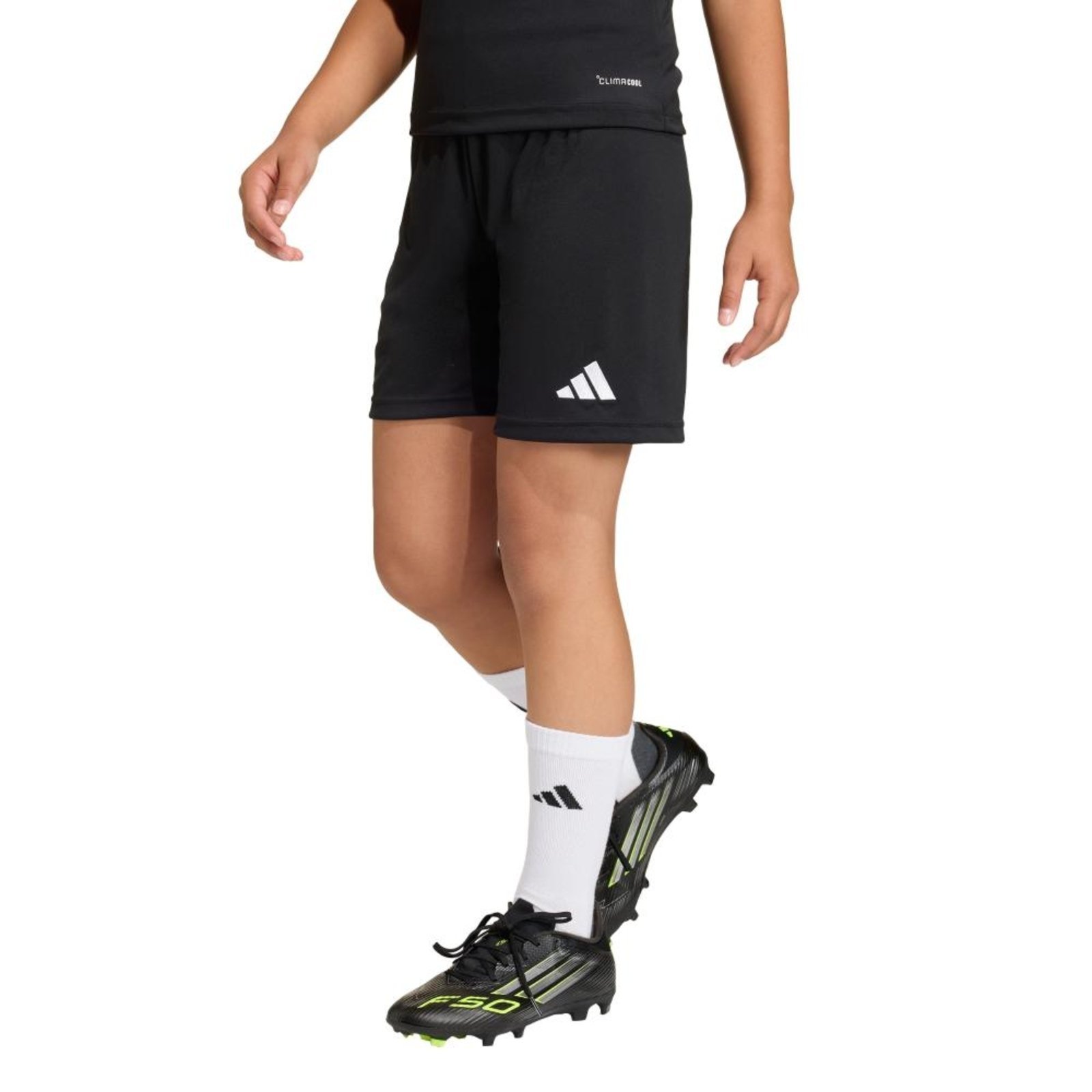 Infantil - Shorts Entrada 26 Adidas Performance Branco - Miniatura 3