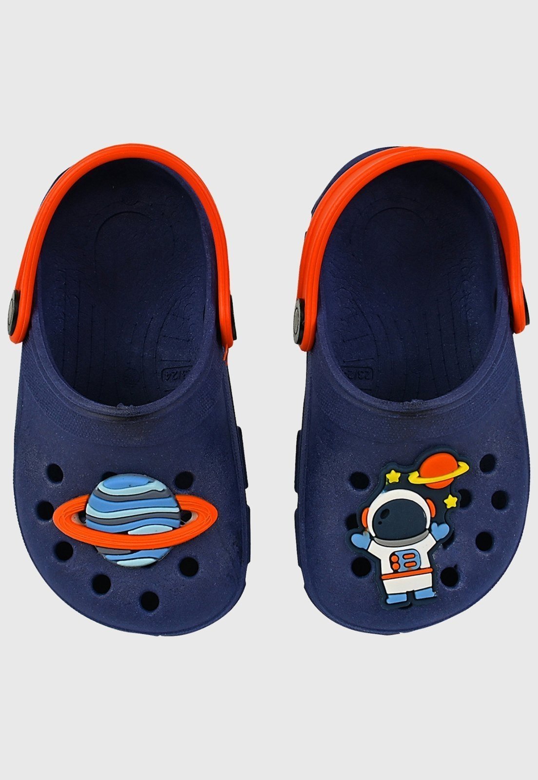 Vista 3 Infantil - Sandália Babuche Menino Astronauta Marinho tep Kidstep azul marinho Kidstep azul marinho