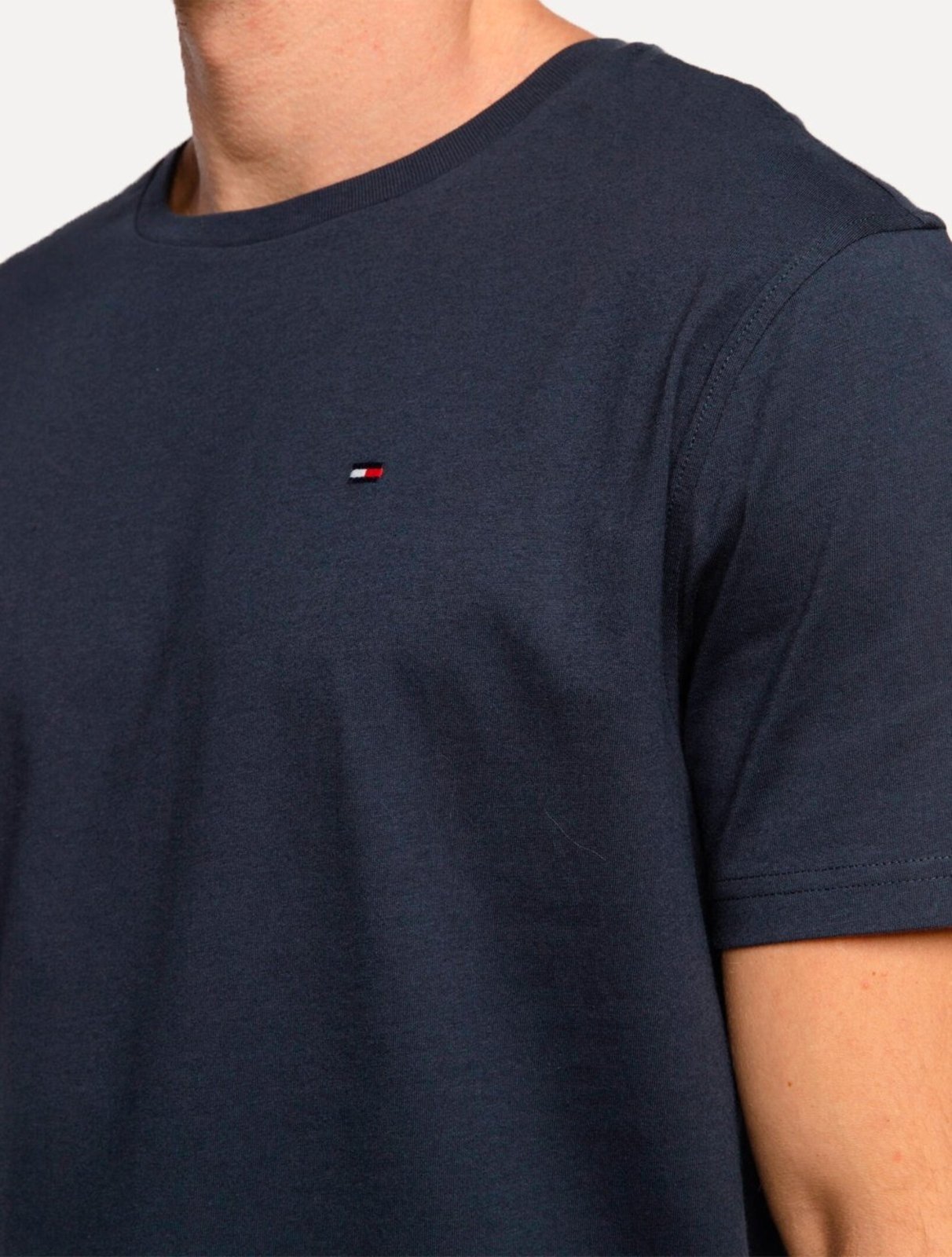 Vista 3 Camiseta Tommy Hilfiger Essential Cotton azul marinho Tommy Hilfiger azul marinho