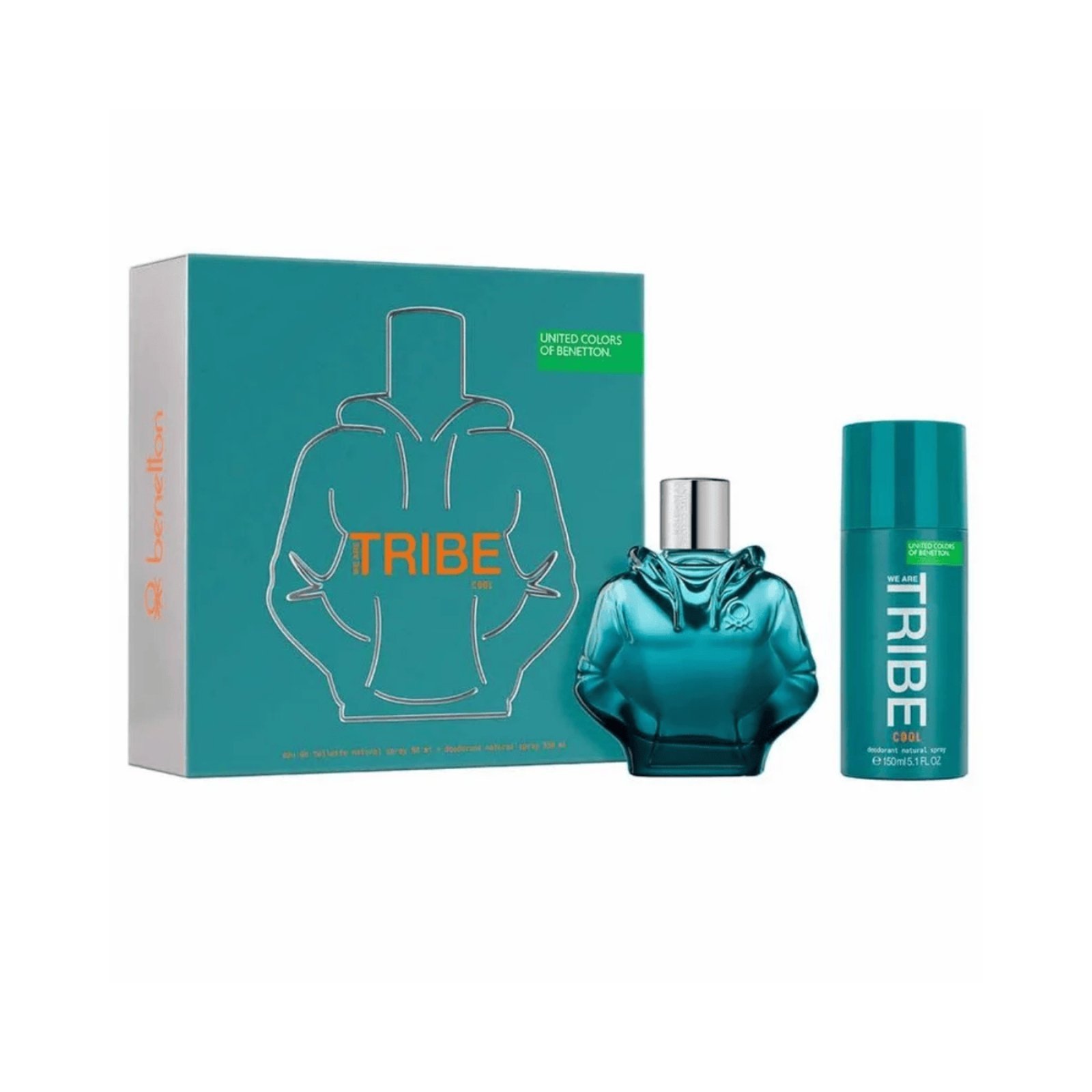 Coffret Benetton We are Tribe Cool – Perfume Masculino + Desodorante