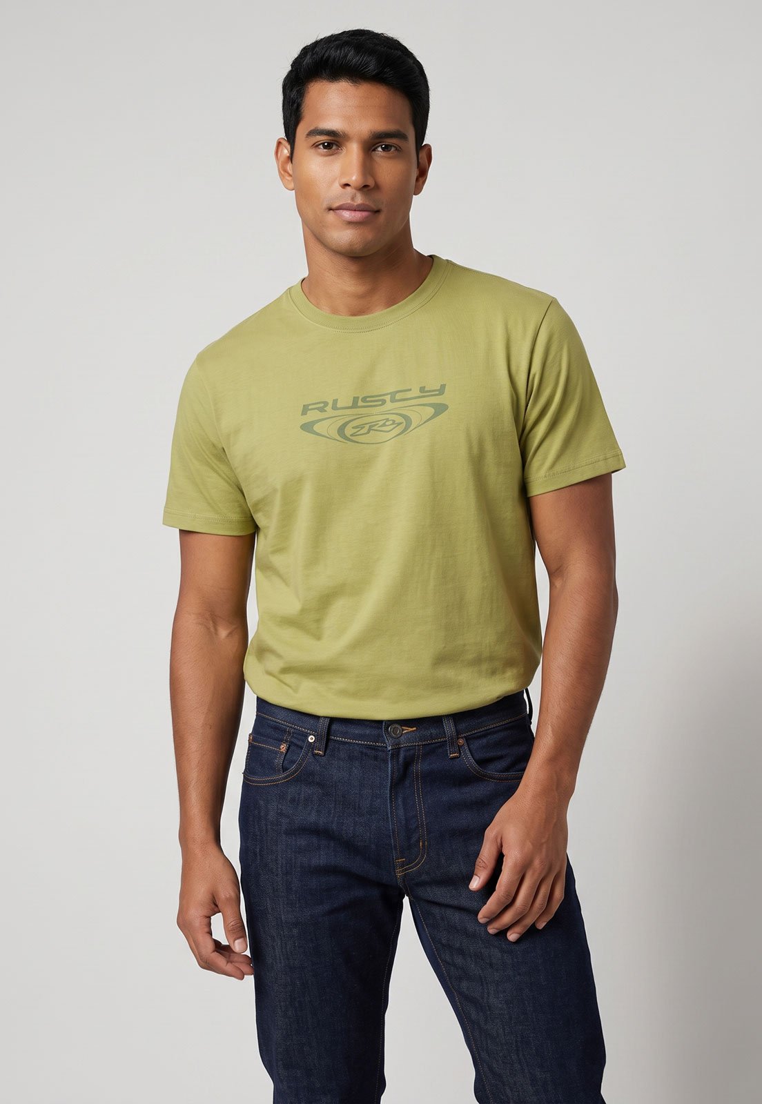 Camiseta Masculina Rusty Silk Irie Eye Verde