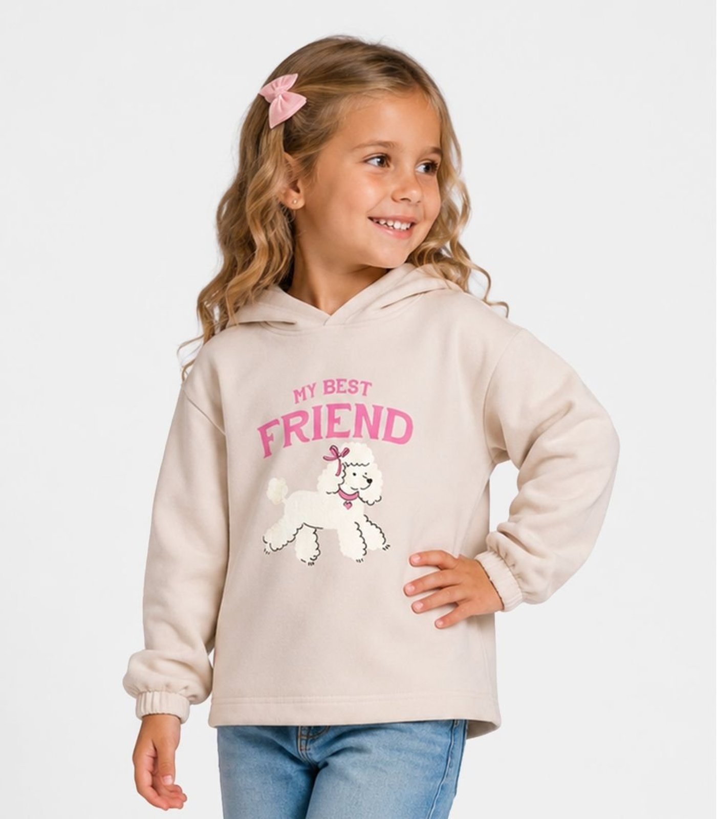 Infantil - Blusão Com Estampa Select Bege