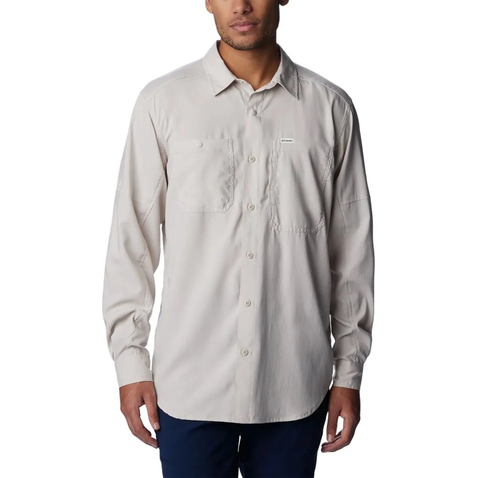 Camisa Columbia Silver Ridge Utility Lite Lon Bege Masculino