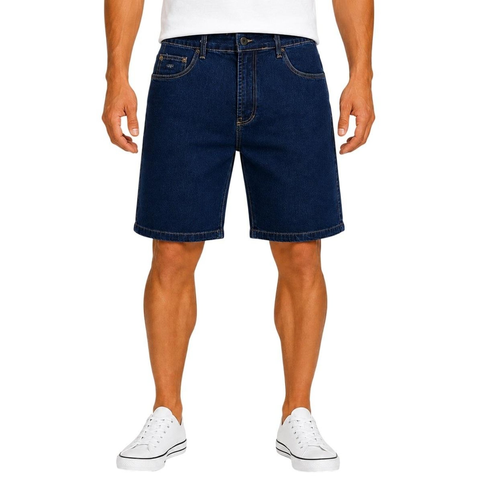 Bermuda Reta Pedal Casual Masculina Max Denim 12365 Jeans