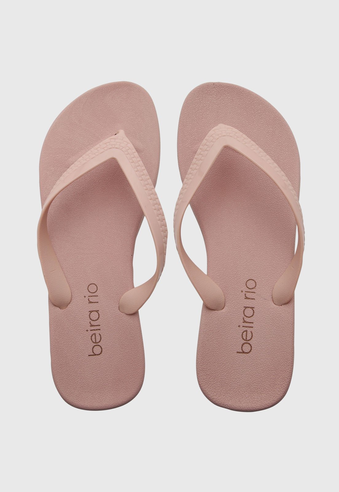 Chinelo Feminino Beira Rio Dedo Tiras Rosa