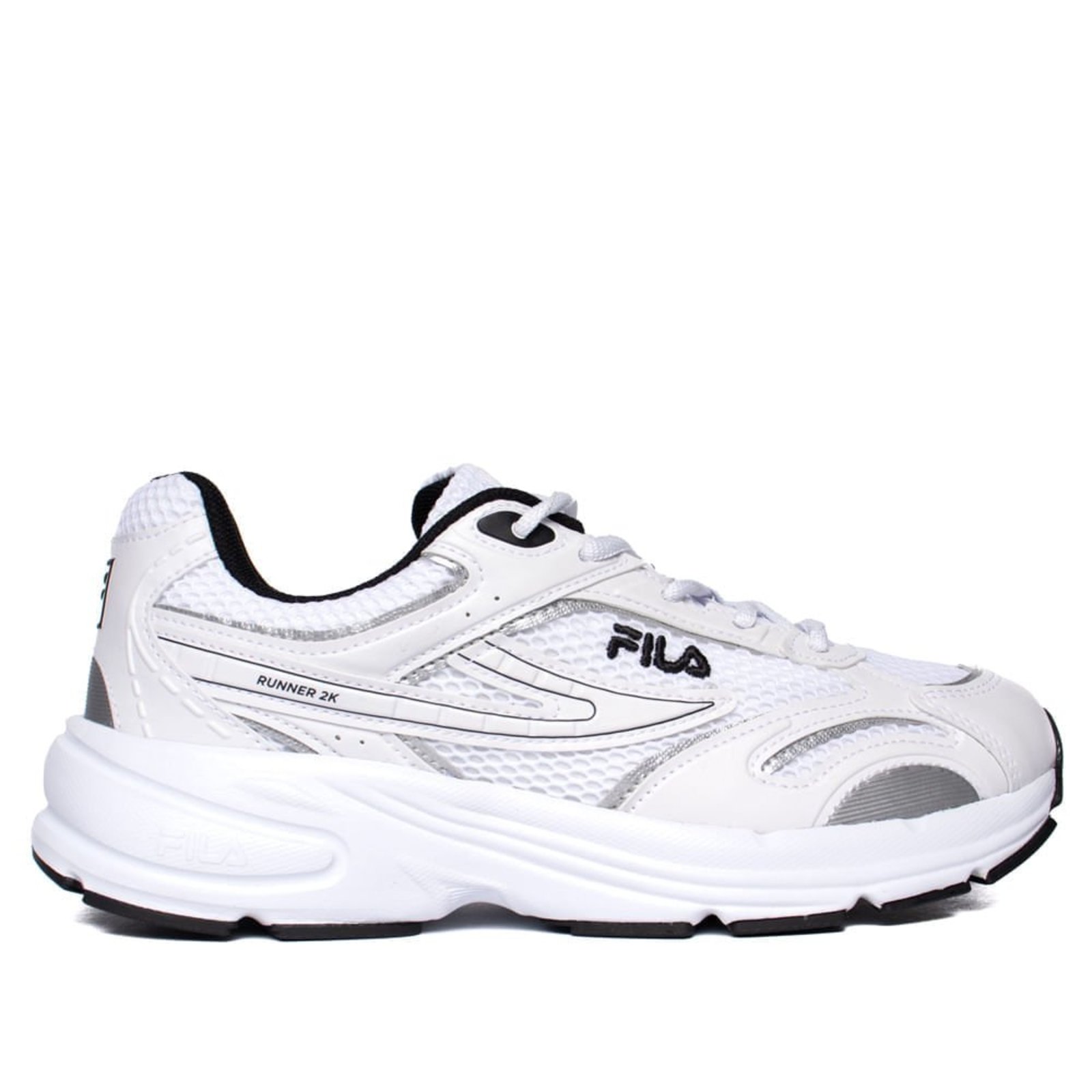 Tênis Masculino Fila Runner 2k Super Action Branco/Preto