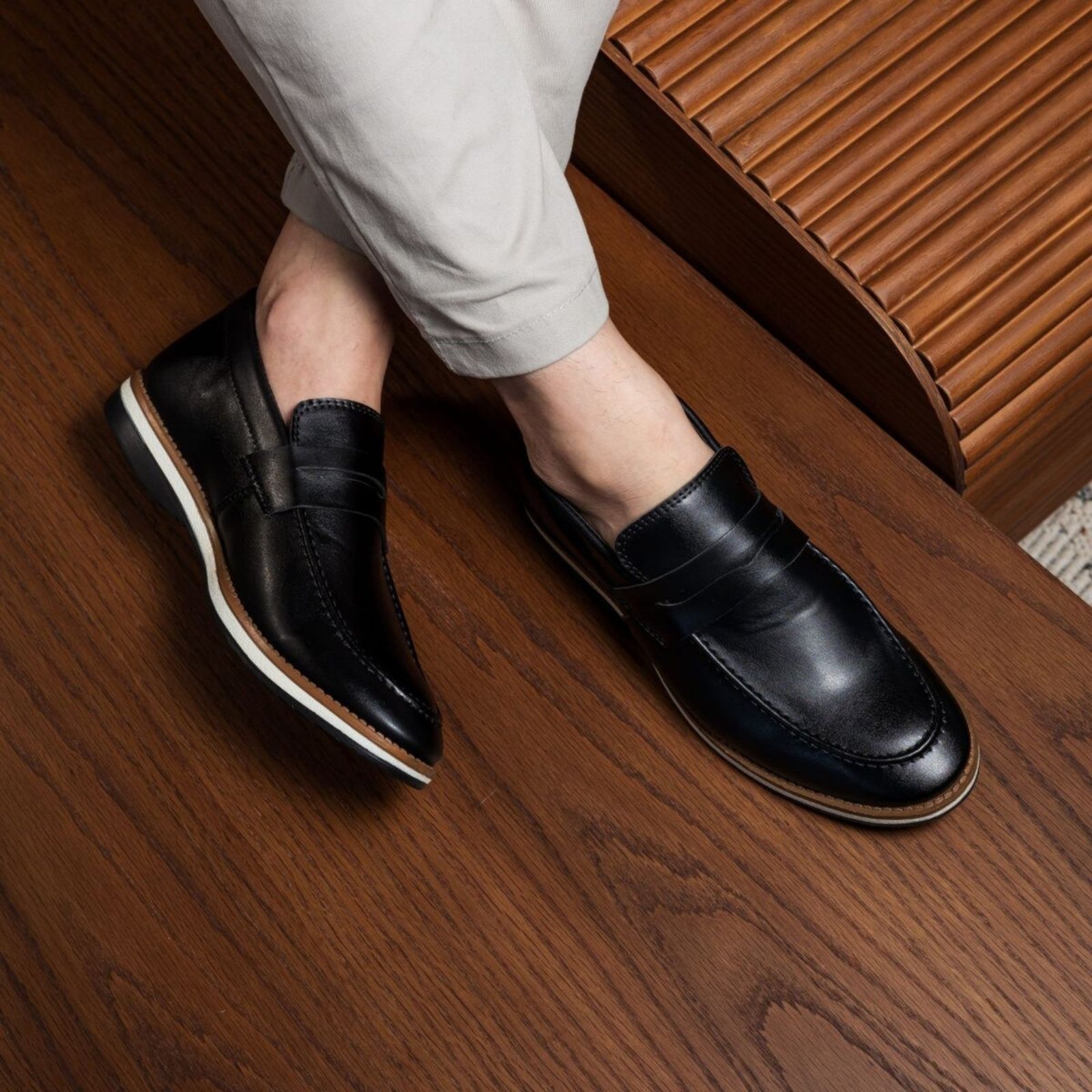 Sapato Masculino Mocassim Social Milan Moderno e Versátil