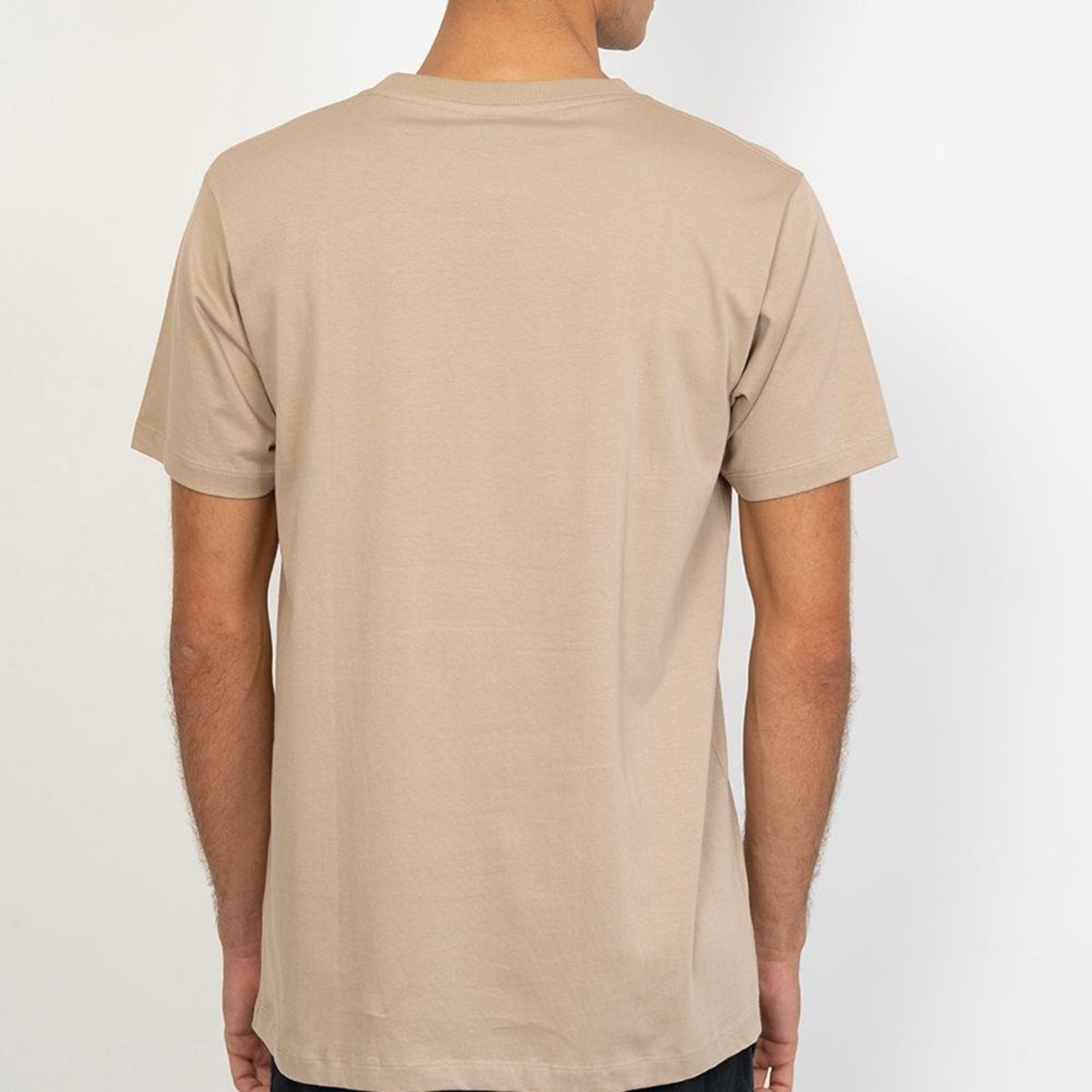 Camiseta Quiksilver Impaired Logo DNA Plus Size SM27 Areia