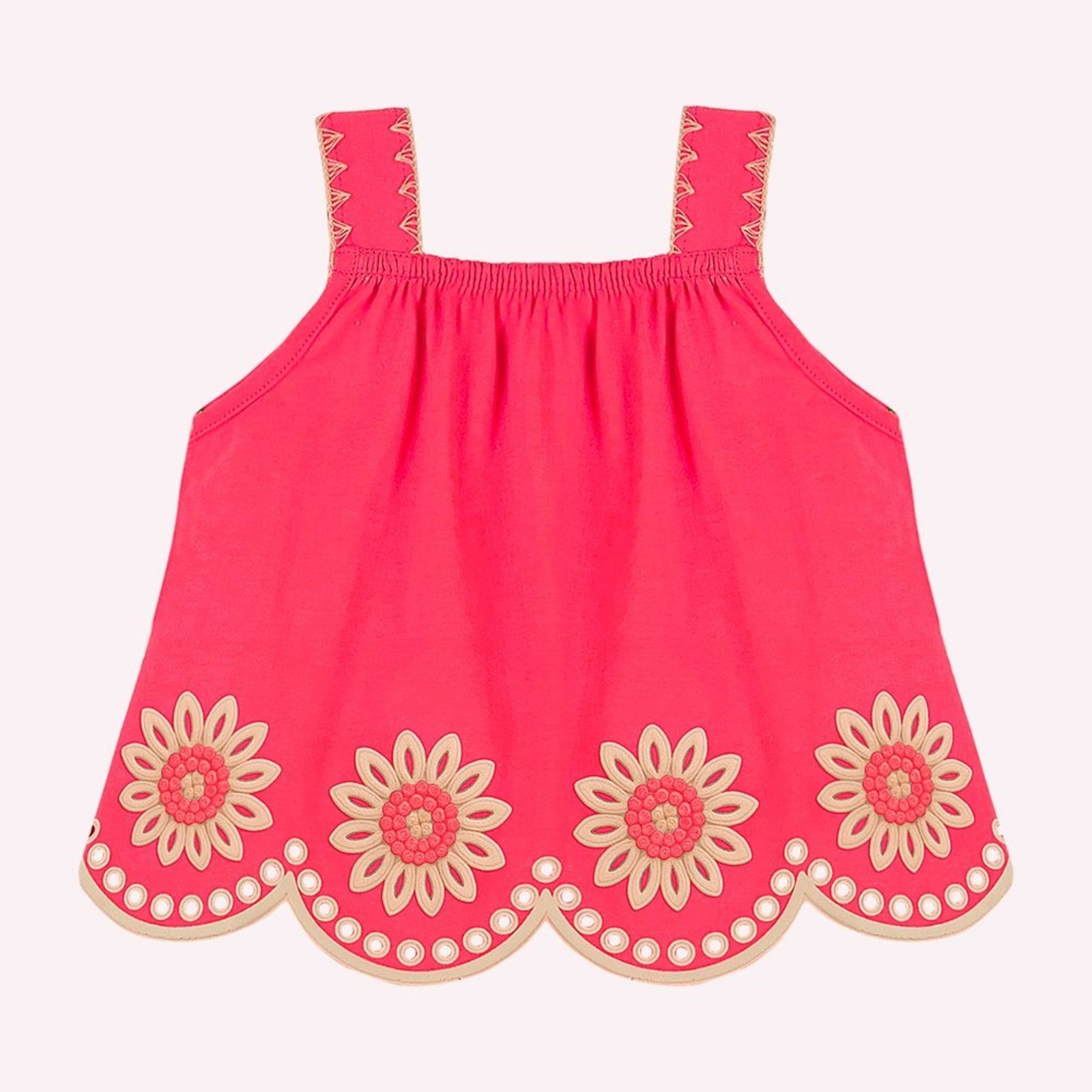 Infantil - Blusa Cropped Menina com Corte a Laser Nanai