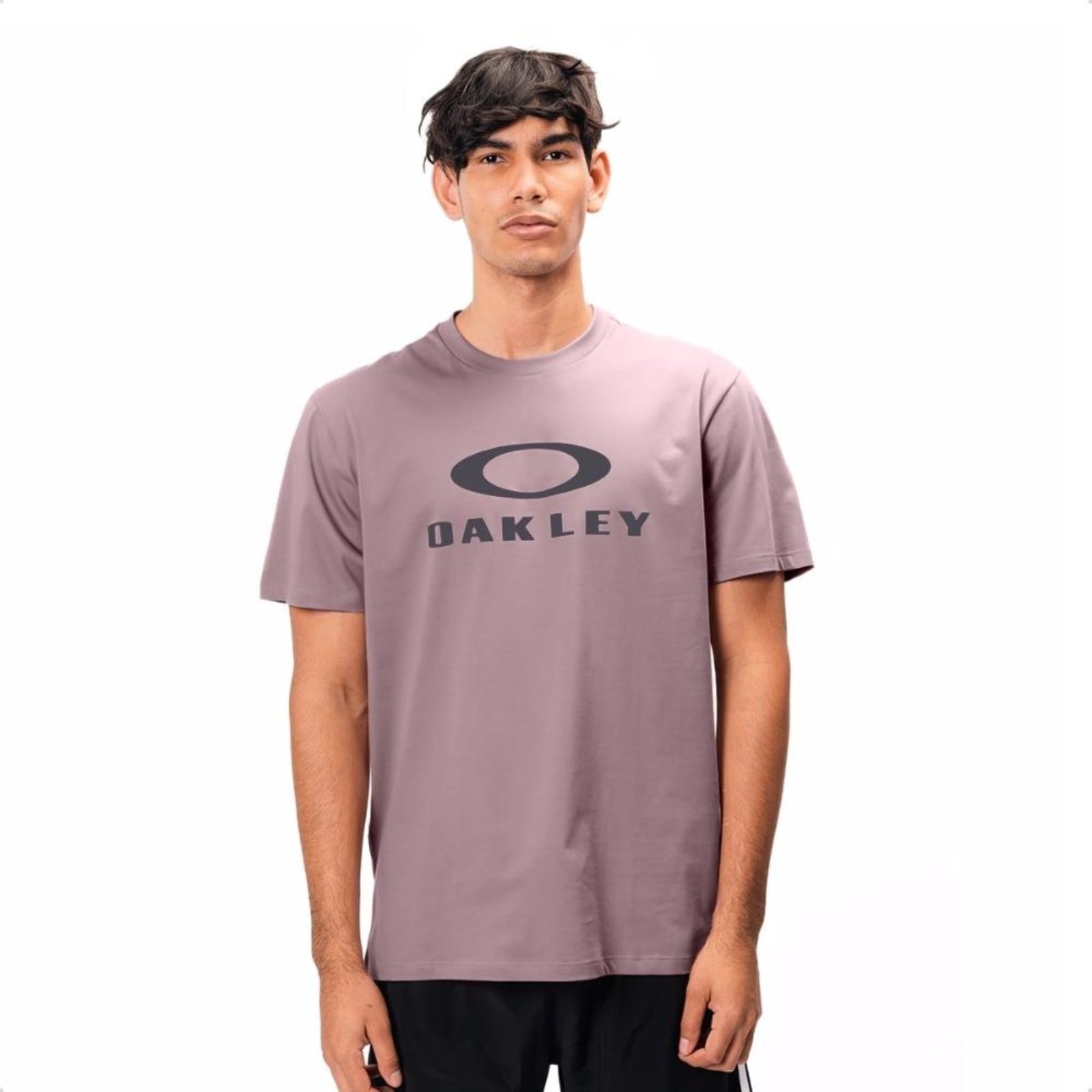 Camiseta Oakley Masculina O-Bark Ss Tee Casual Roxo