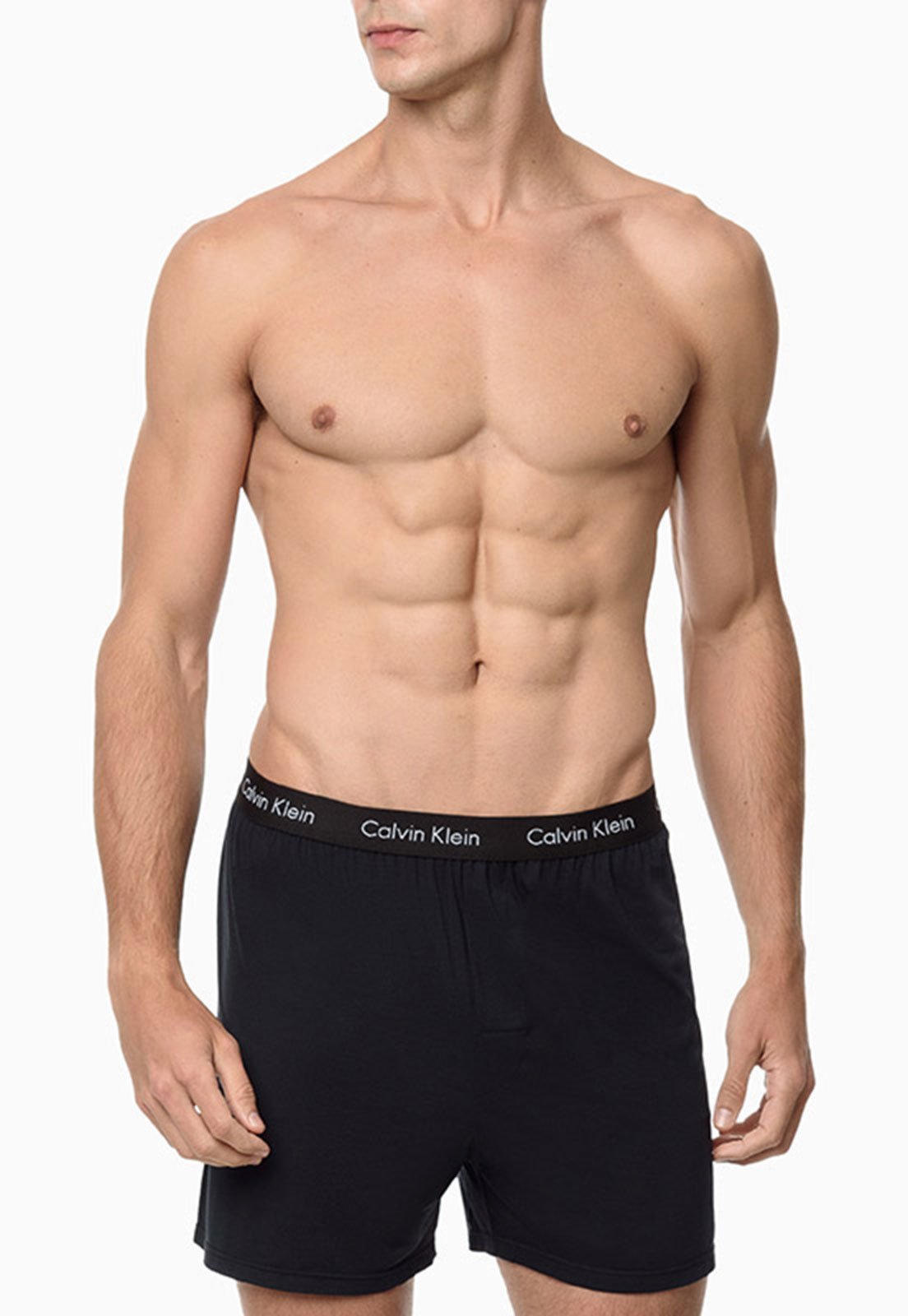 Samba Canção Klein Underwear Lettering Preta