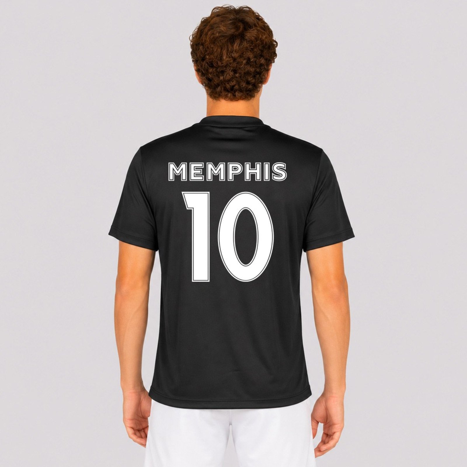 Camisa Corinthians Dry Juvenil All Black 10 Memphis