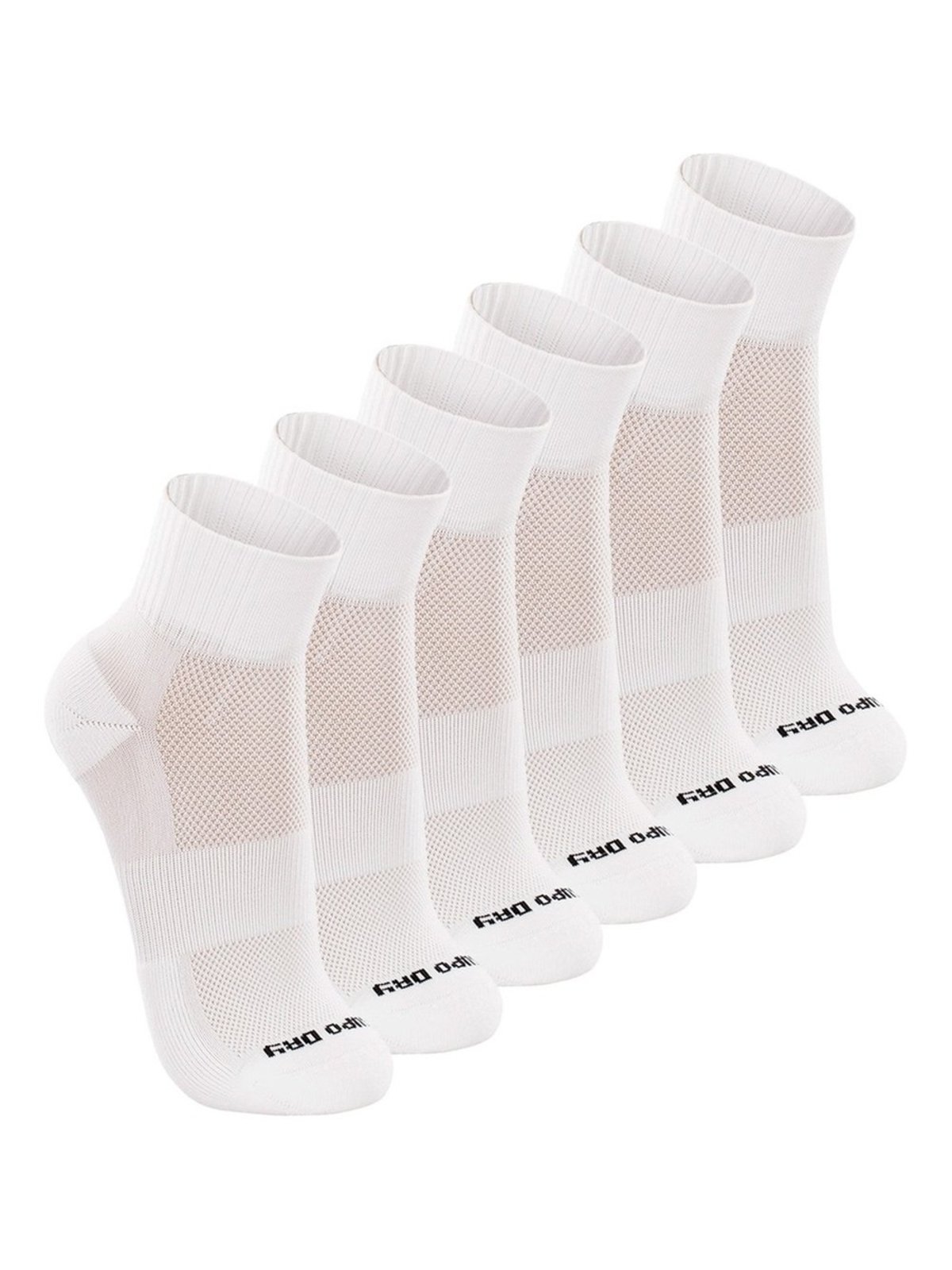 Kit com 6 Pares de Meias Esportiva Cano Médio Lupo 3360-002