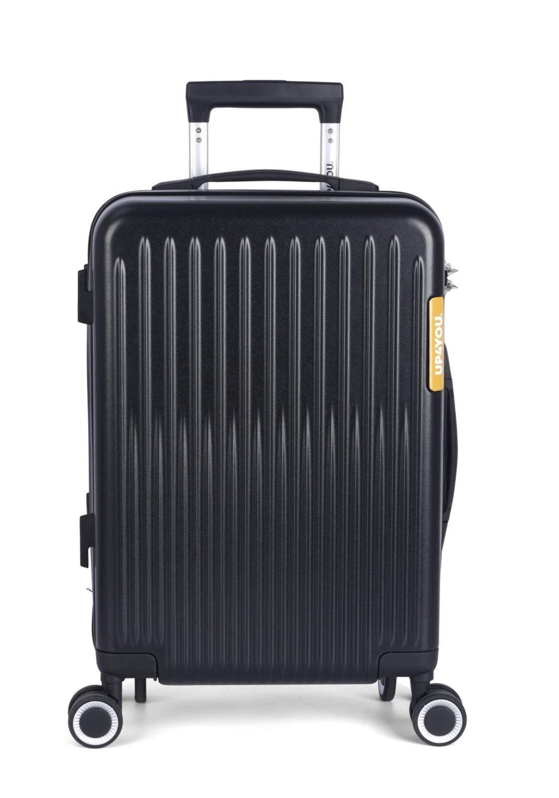 Vista 2 Infantil - Mala de Viagem Grande ABS Rolling Rodas Duplas 360 Up4you Up4you preto