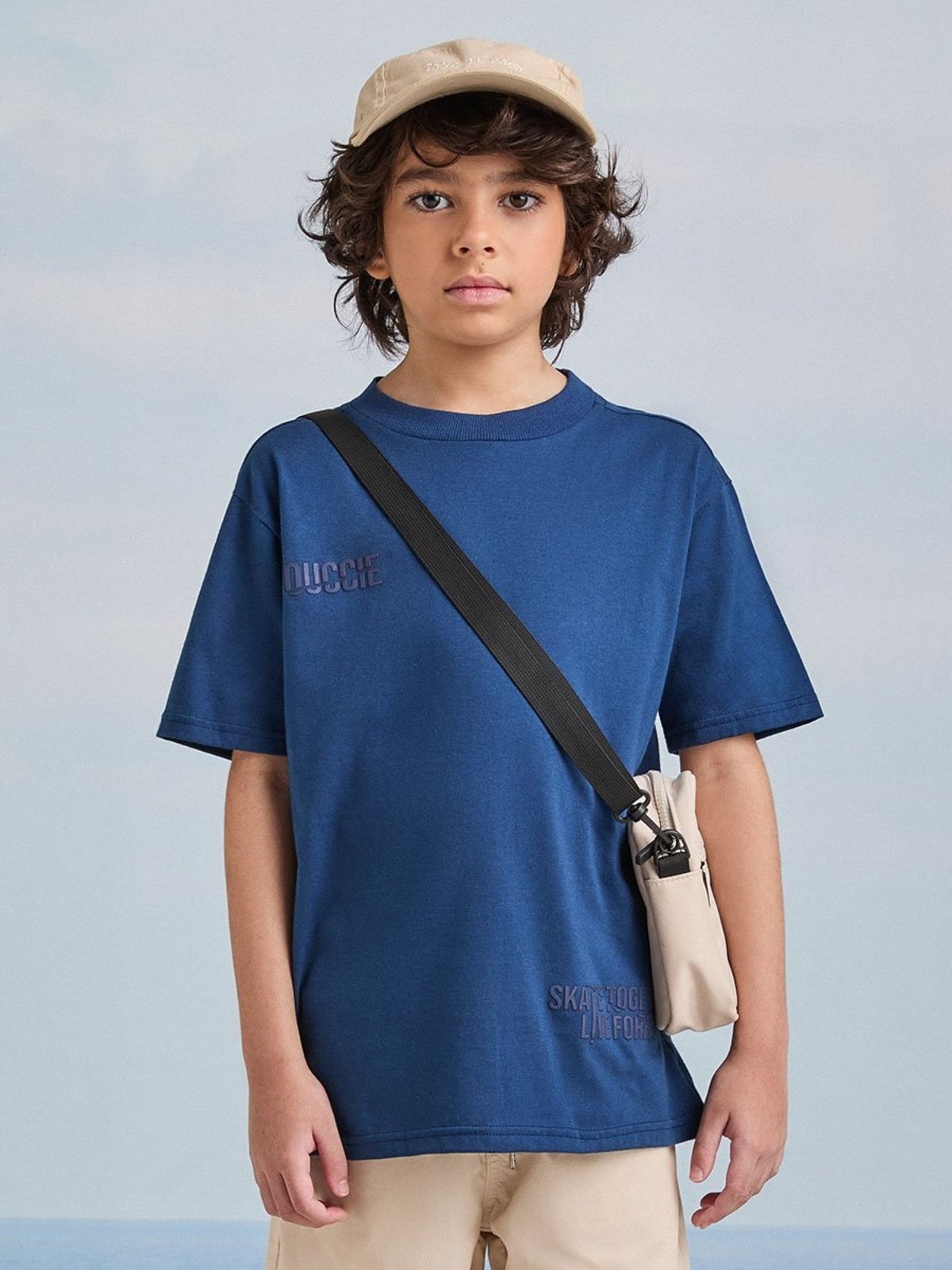 Infantil - Camiseta Marinho Skate Forever