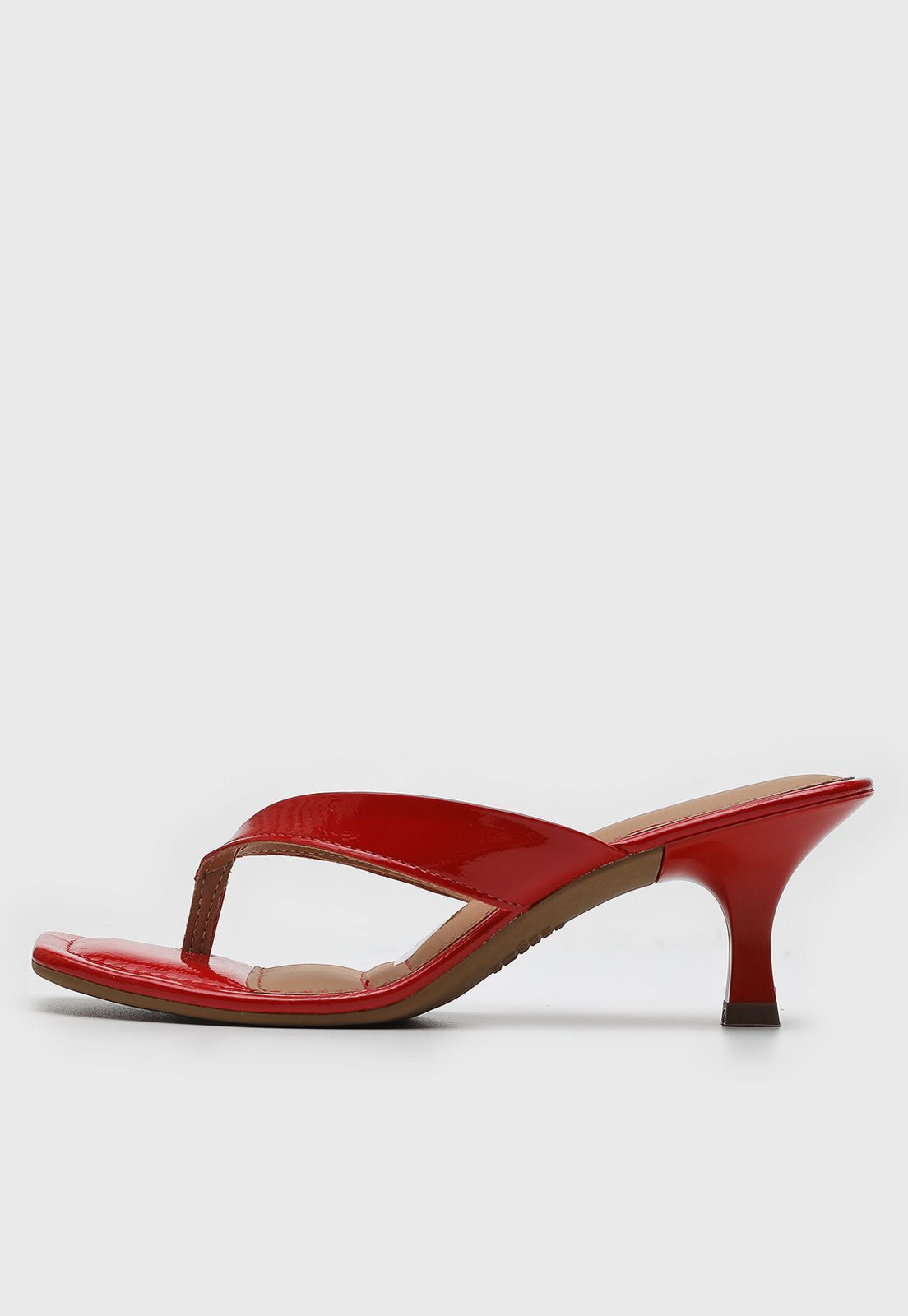 Tamanco Dakota Médio Vermelho