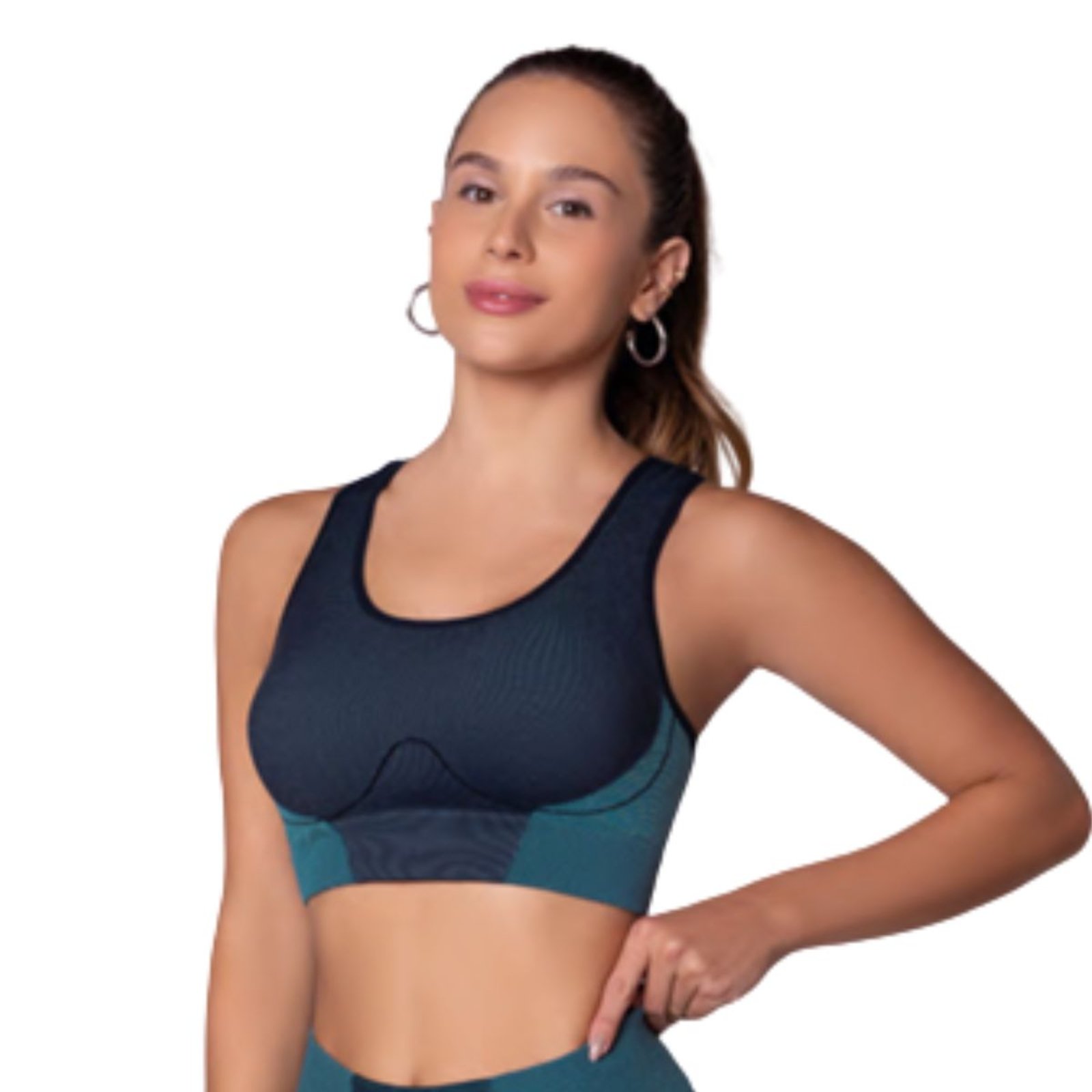 Top Fitness Feminino Sem Bojo Sem Costura Selene