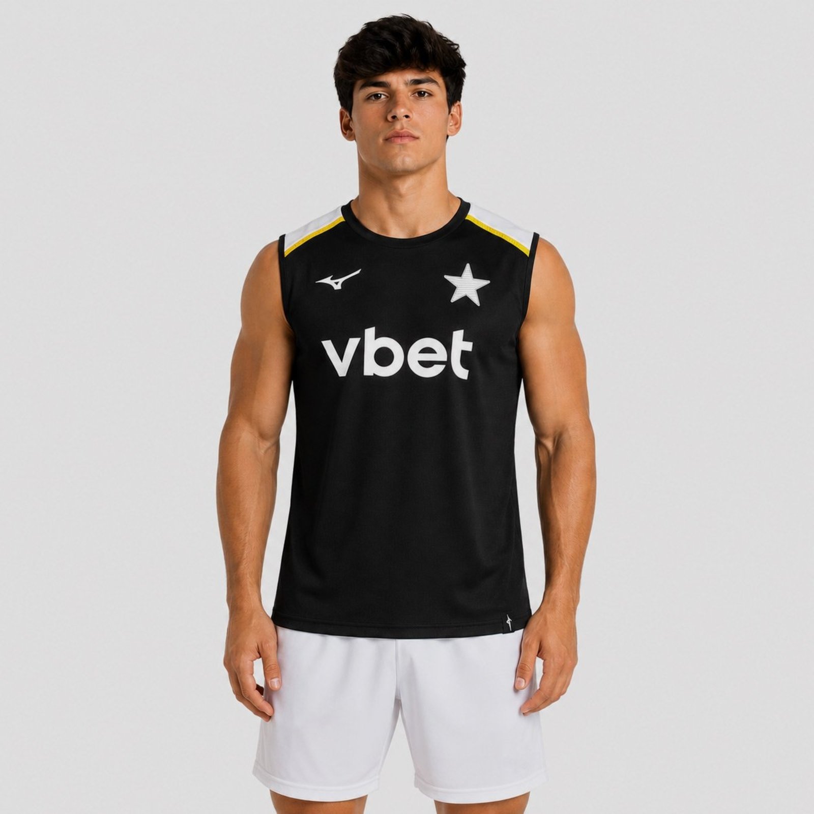 Regata Mizuno Botafogo Treino Atleta 2026 Preta