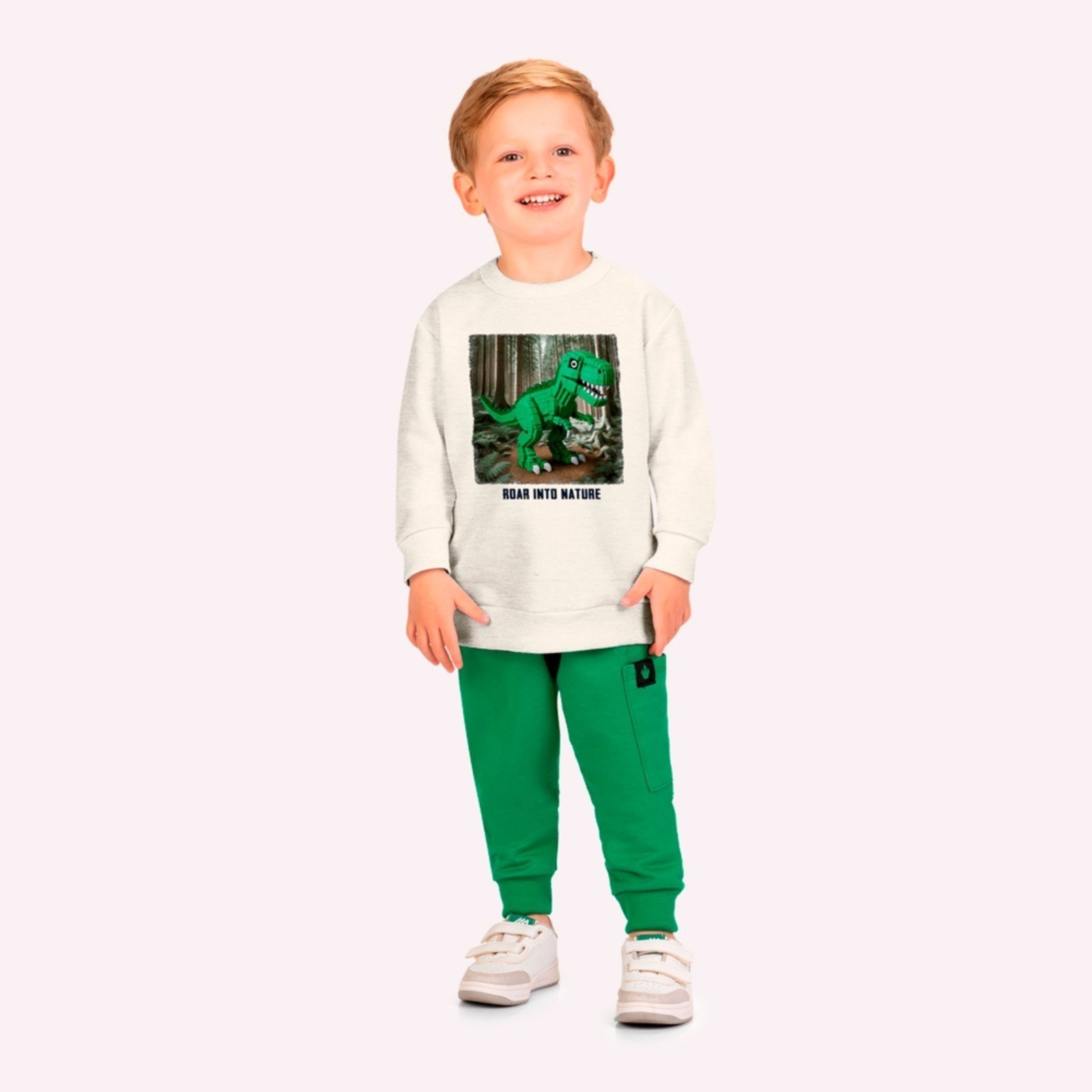 Infantil - Conjunto Menino Dinossauro Kyly