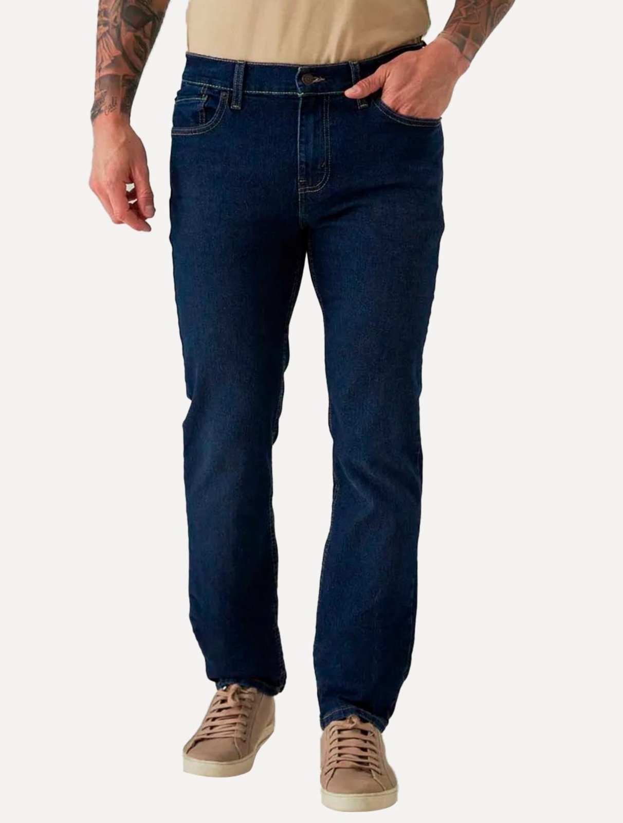 Calça Levis Jeans Masculina 511 Slim Intermedium Stretch Azul