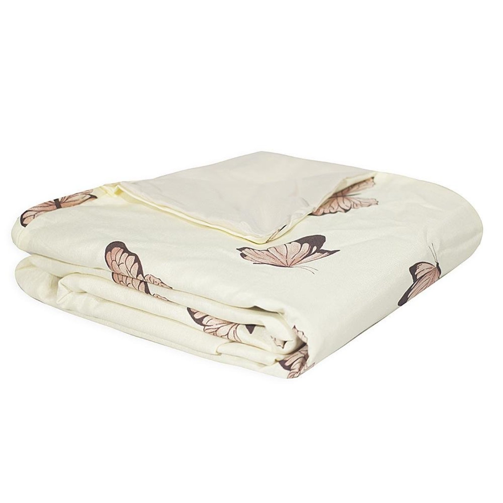 Capa Duvet para Edredom Solteiro Essencialle com Ziper 1 Peça - Borboletas