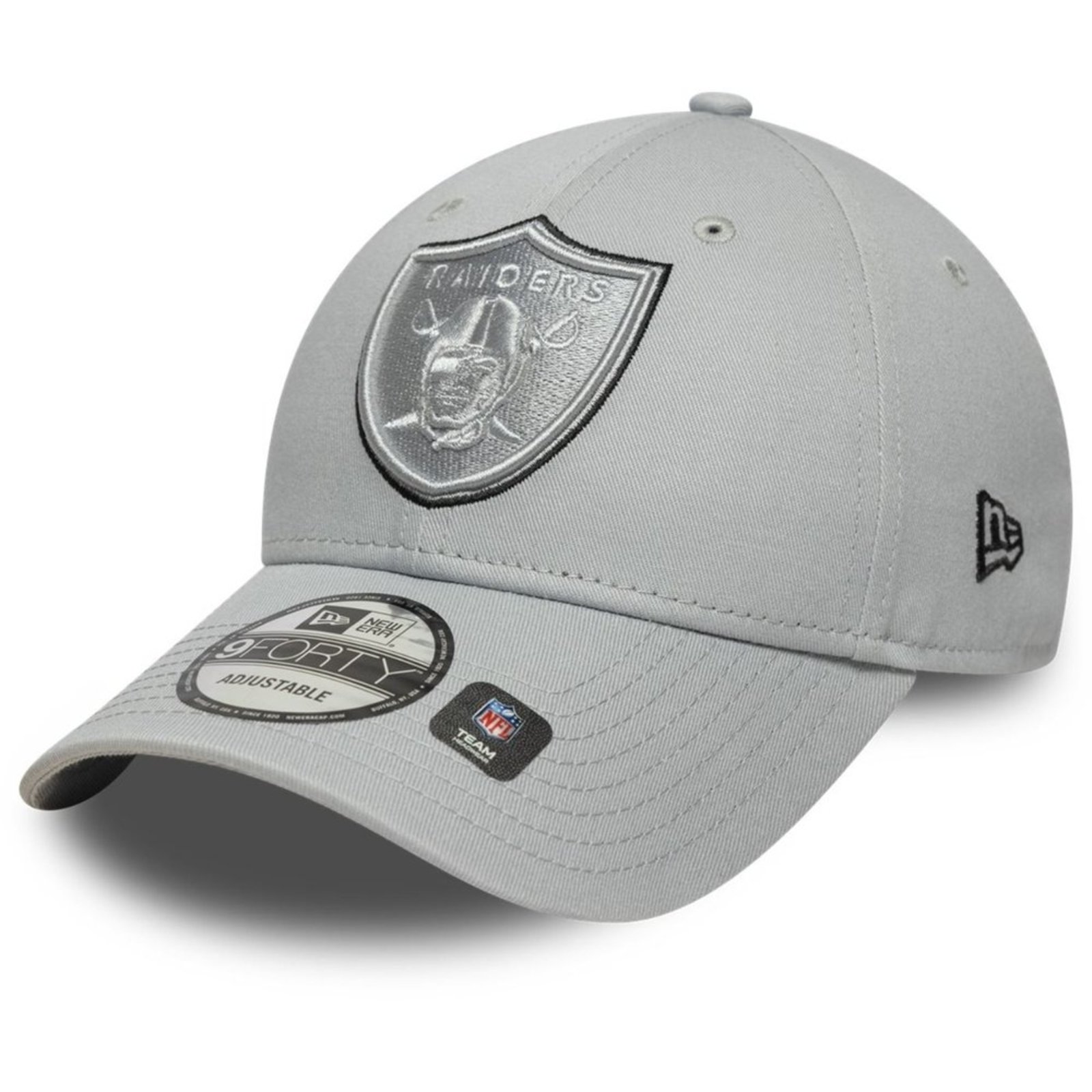 Bone New Era 9FORTY Las Vegas Raiders NFL Cinza