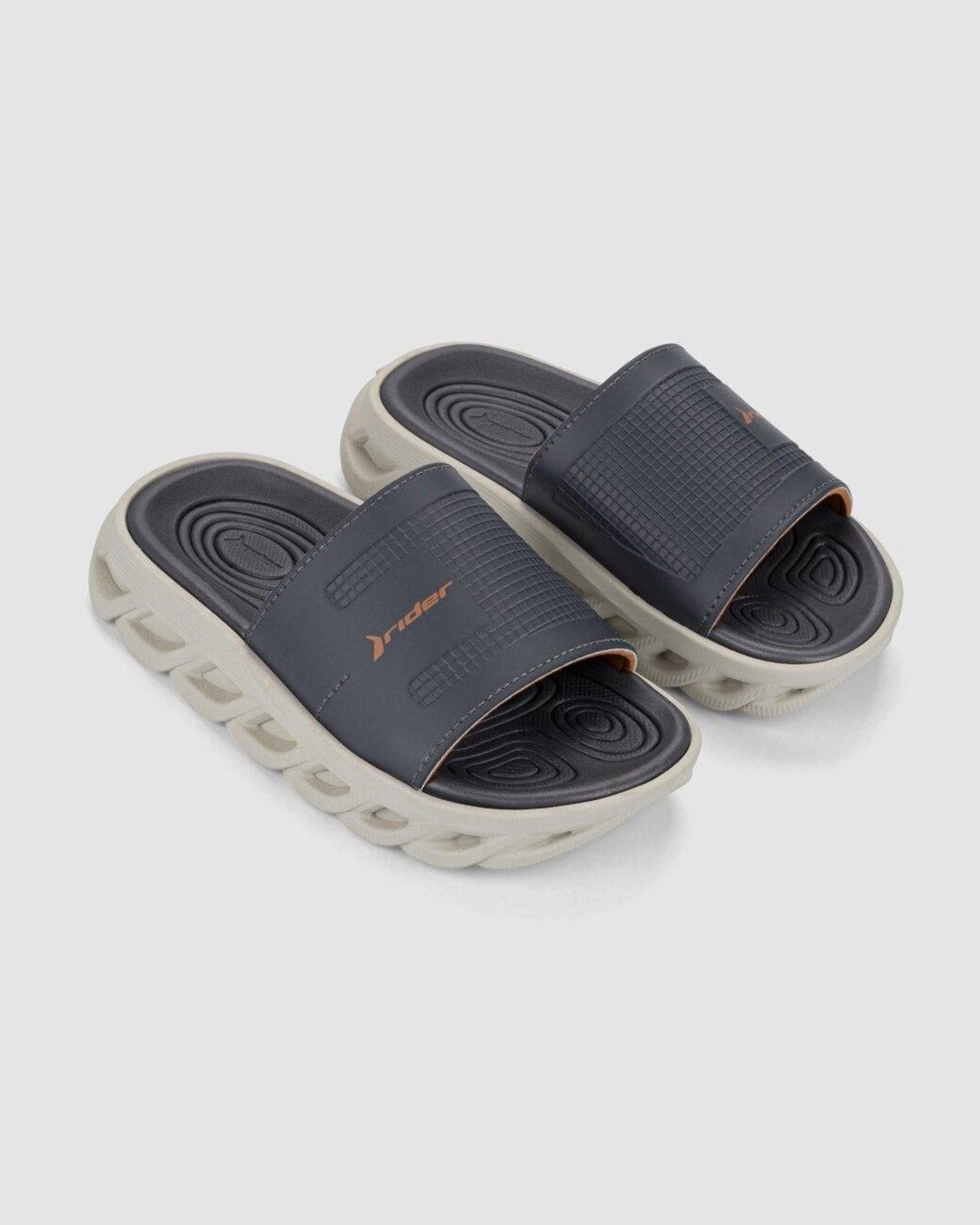 Infantil - Chinelo Slide Rider R Power Cinza