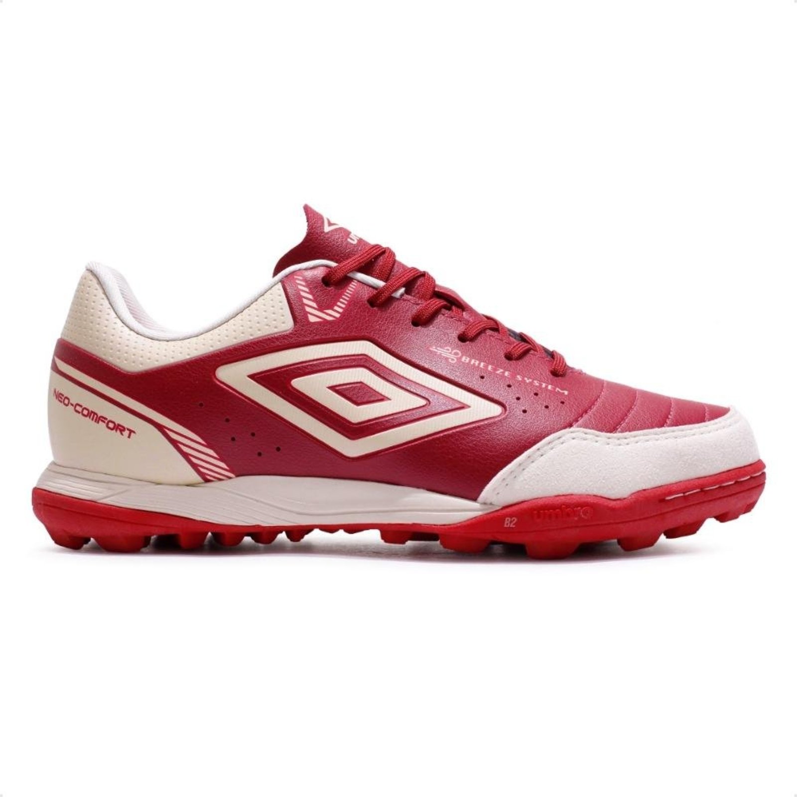 Chuteira Society Umbro Neo Comfort Masculina Vermelho